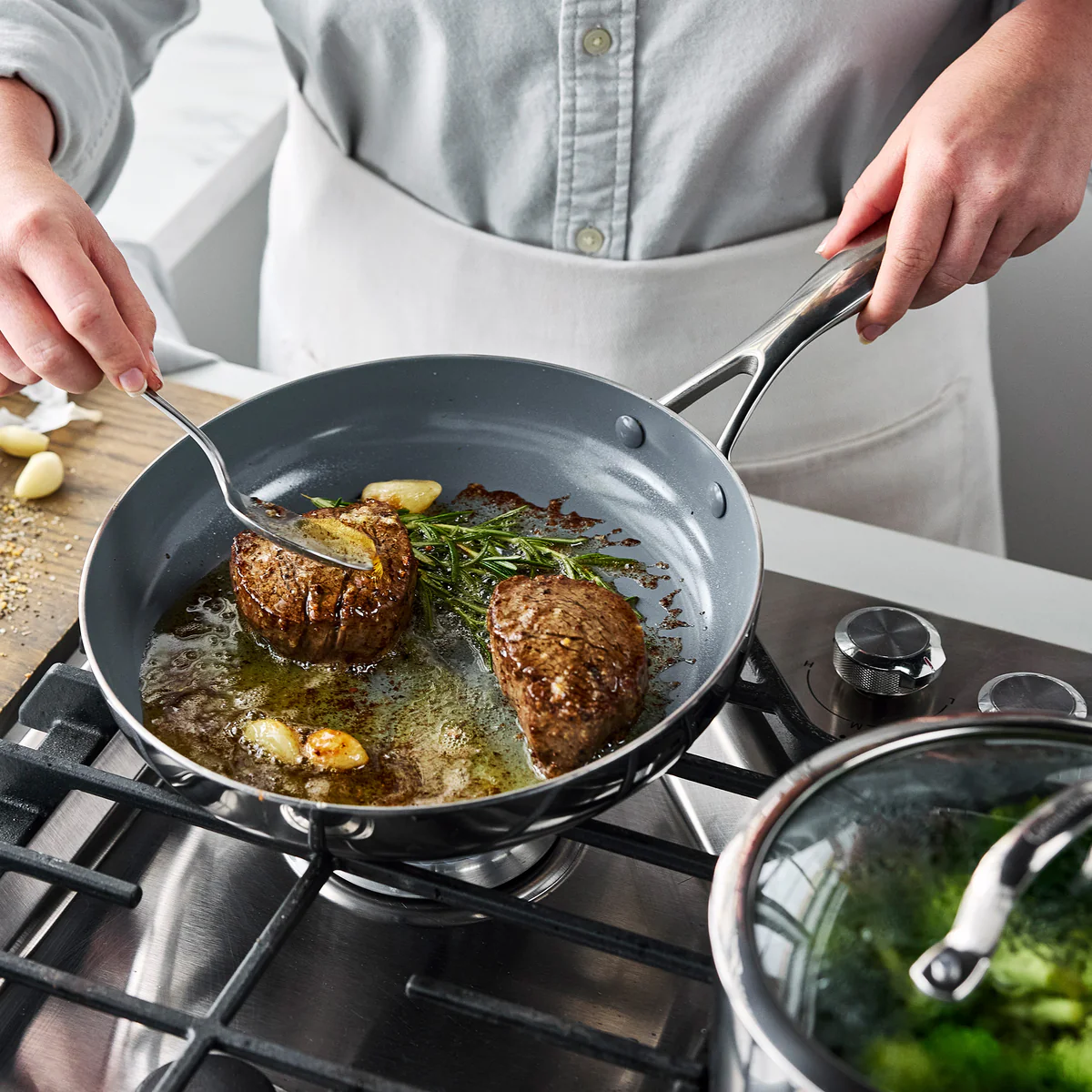 Valencia Pro Stainless Steel 10-Piece Cookware Set