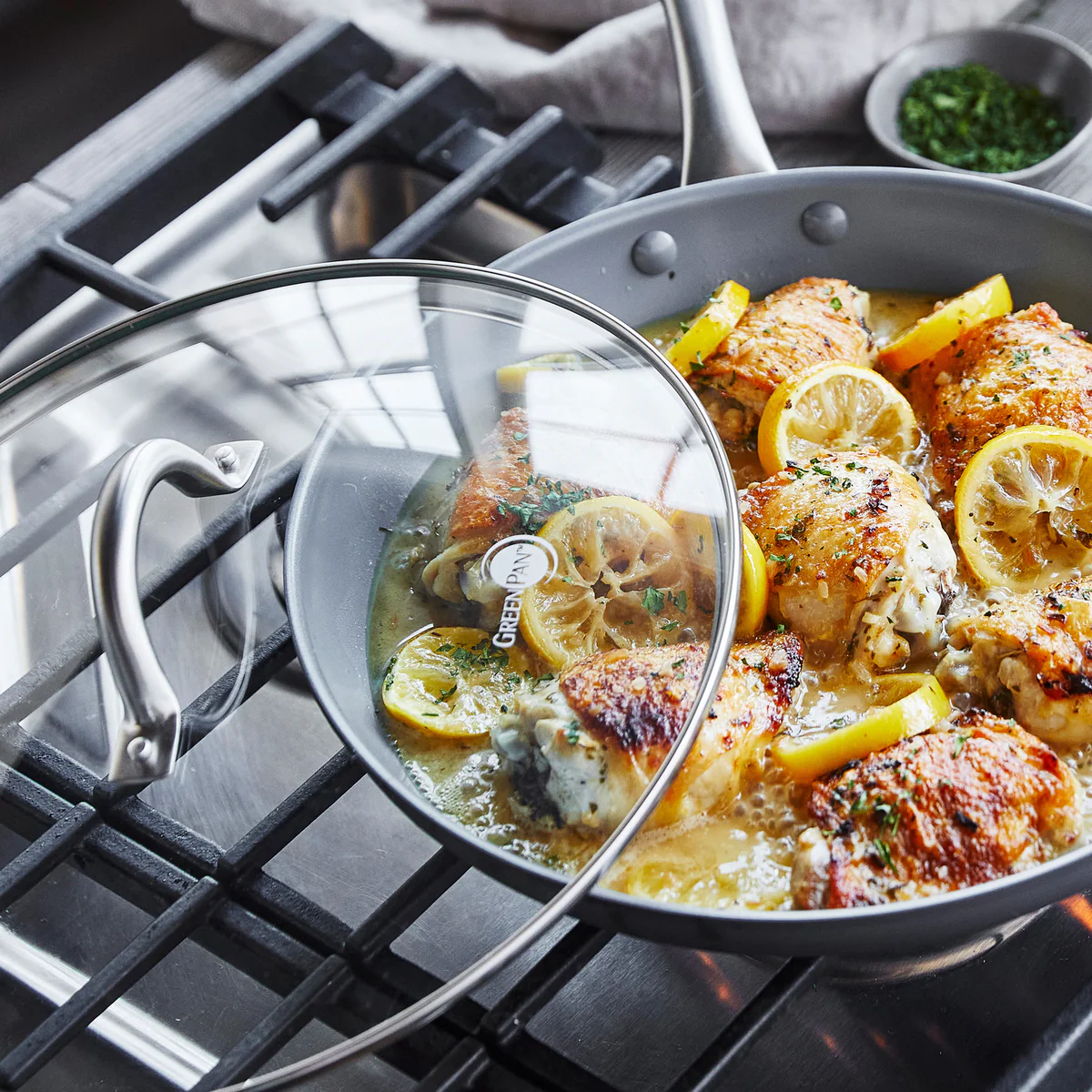 Lima Ceramic Nonstick 12 Frypan with Lid