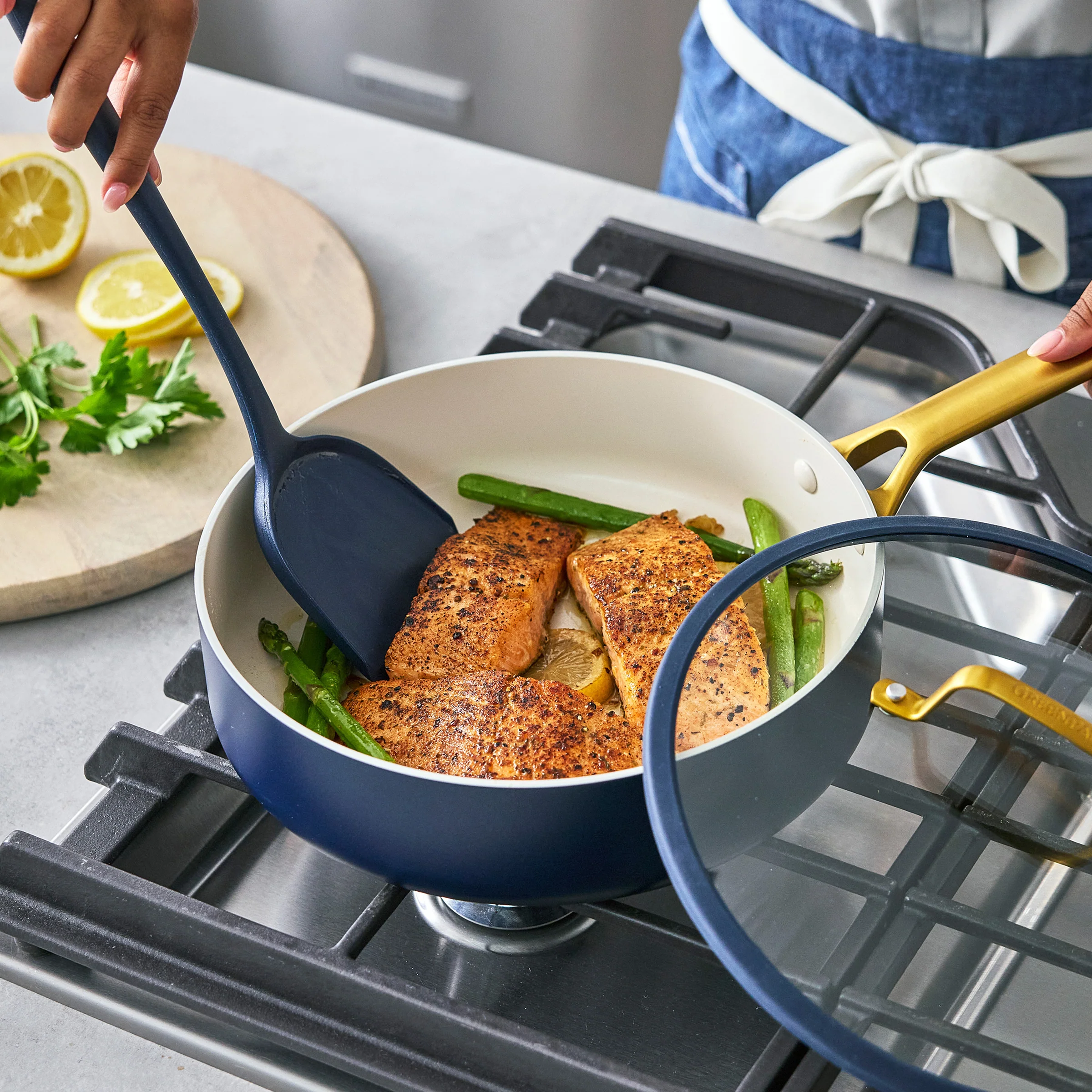 Reserve Pro 18-Piece Cookware & Bakeware Set | Twilight