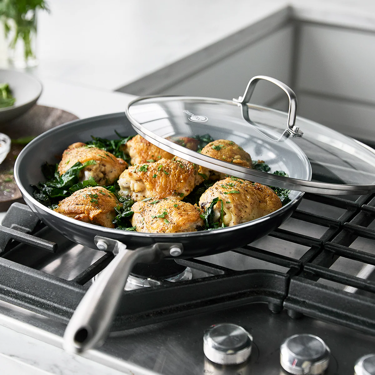 Swift Ceramic Nonstick 12 Frypan with Lid