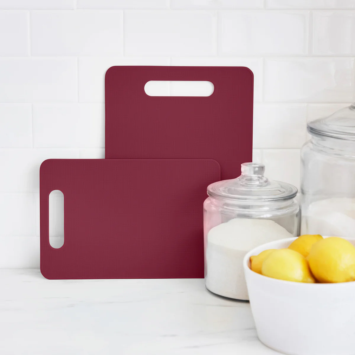 GreenLife Cutting Board Set | Red