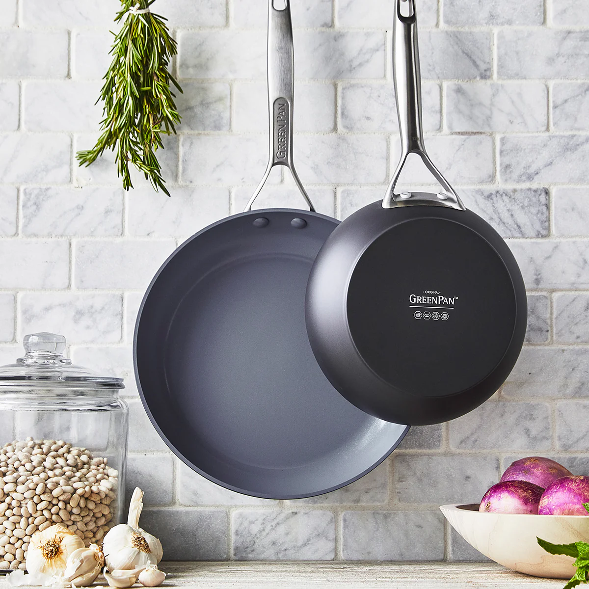 Paris Pro Ceramic Nonstick 8 and 10 Frypan Set