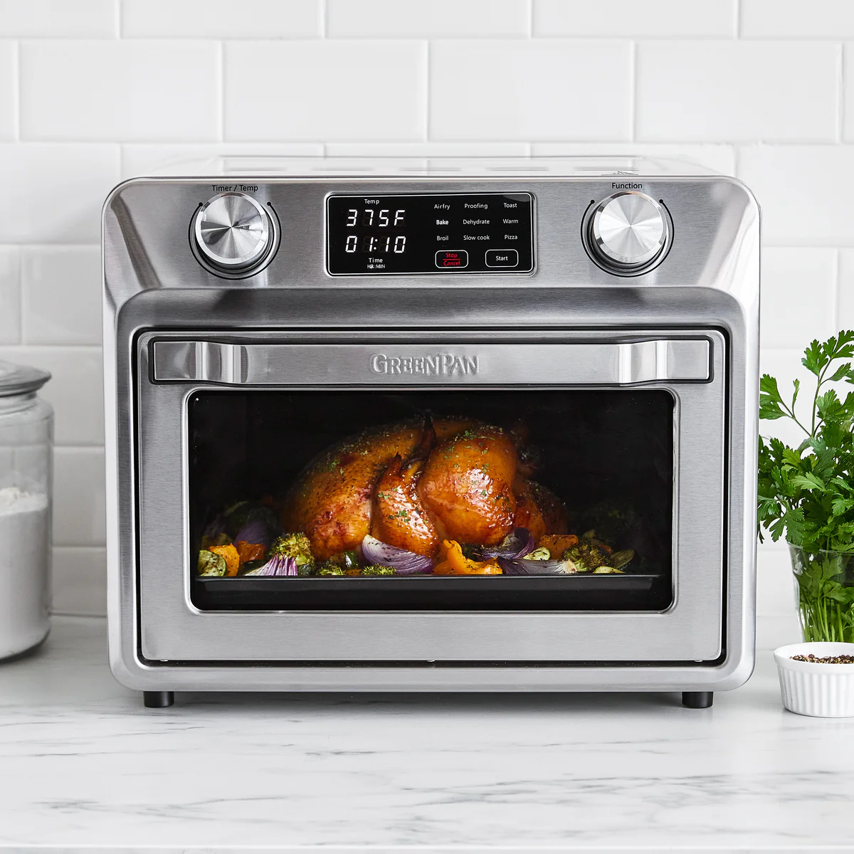 Bistro 9-in-1 Air Fryer Toaster Oven