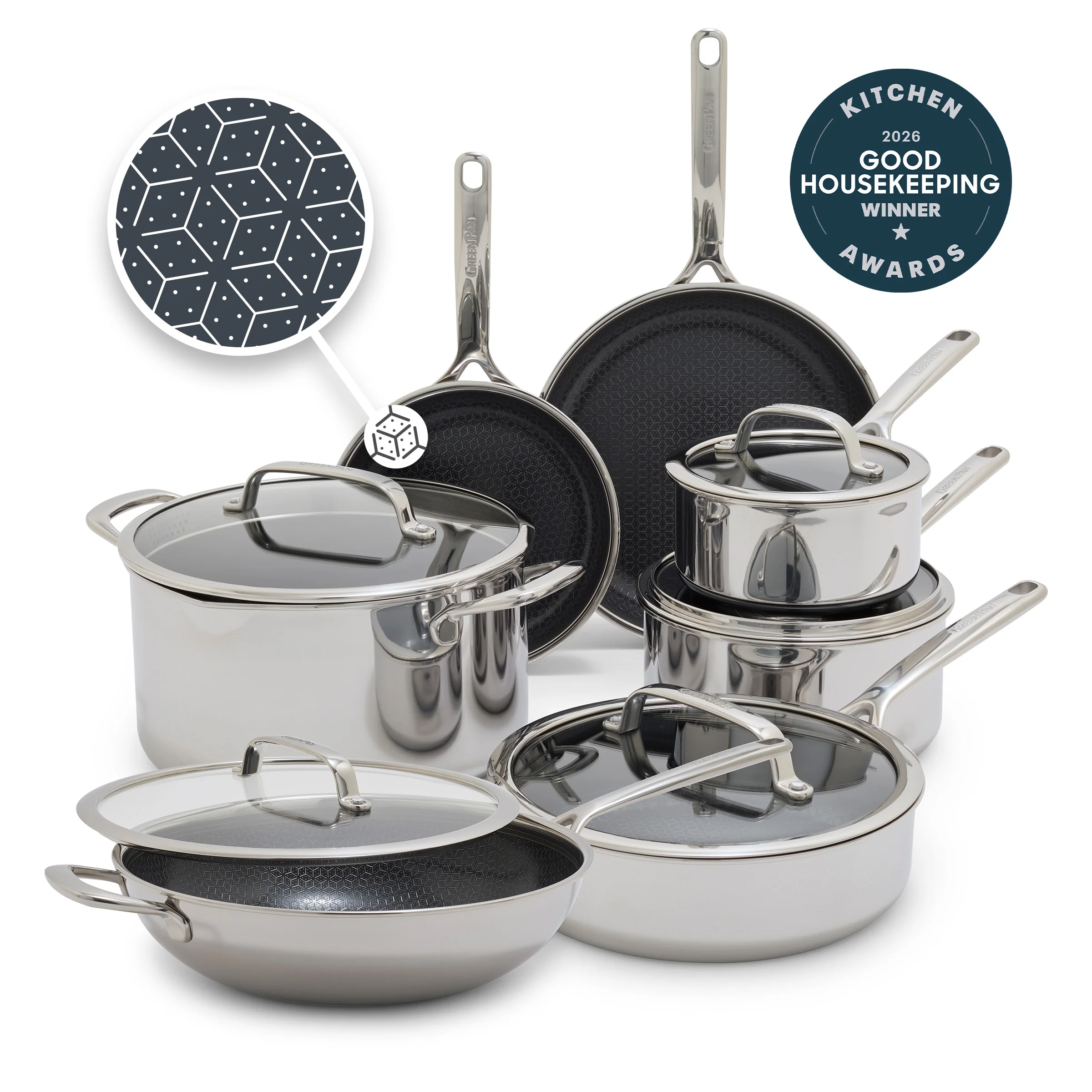 Spectra Thermobond Hybrid Ceramic Nonstick 12-Piece Cookware Set