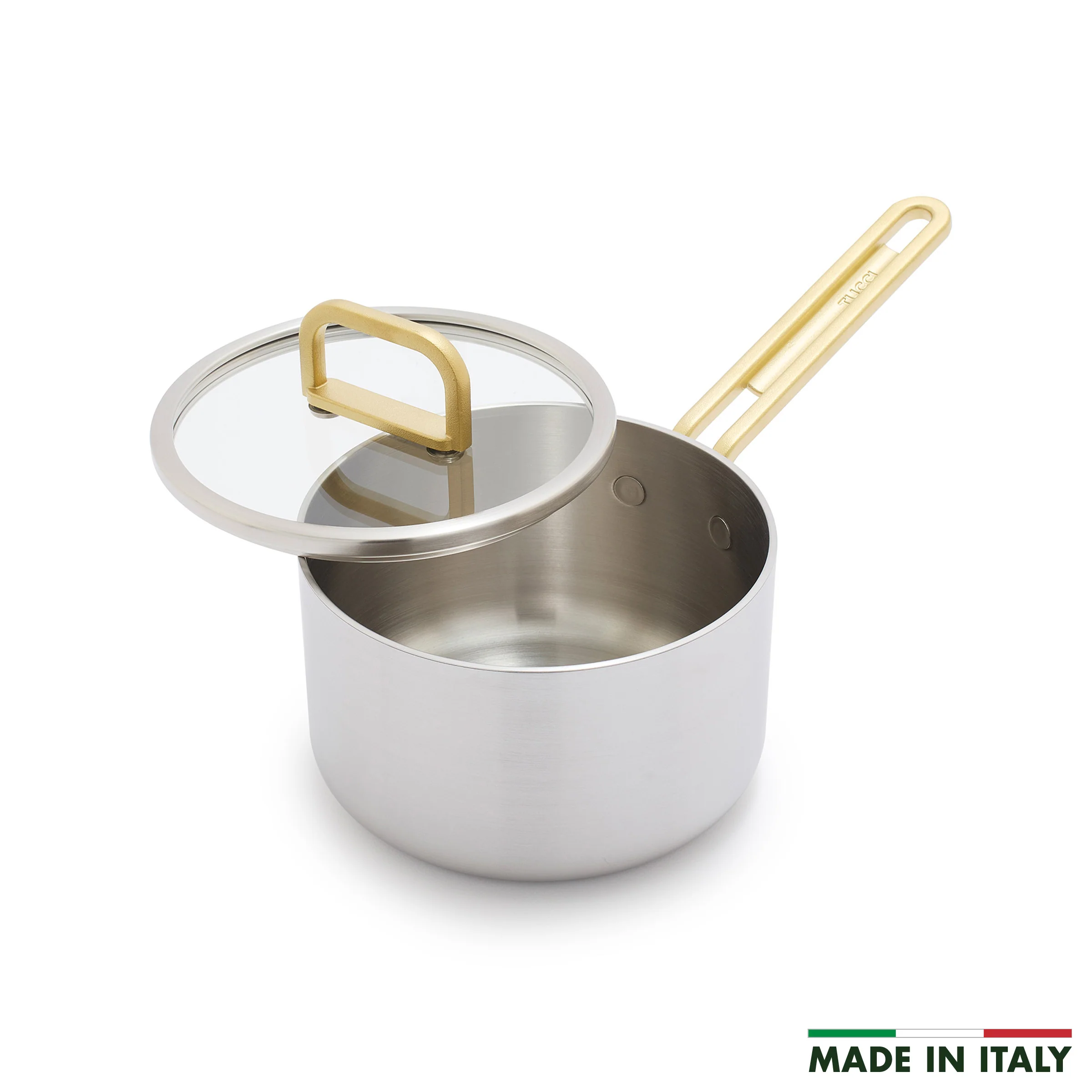 Stanley Tucci™ Uncoated Stainless Steel 2-Quart Saucepan with Lid