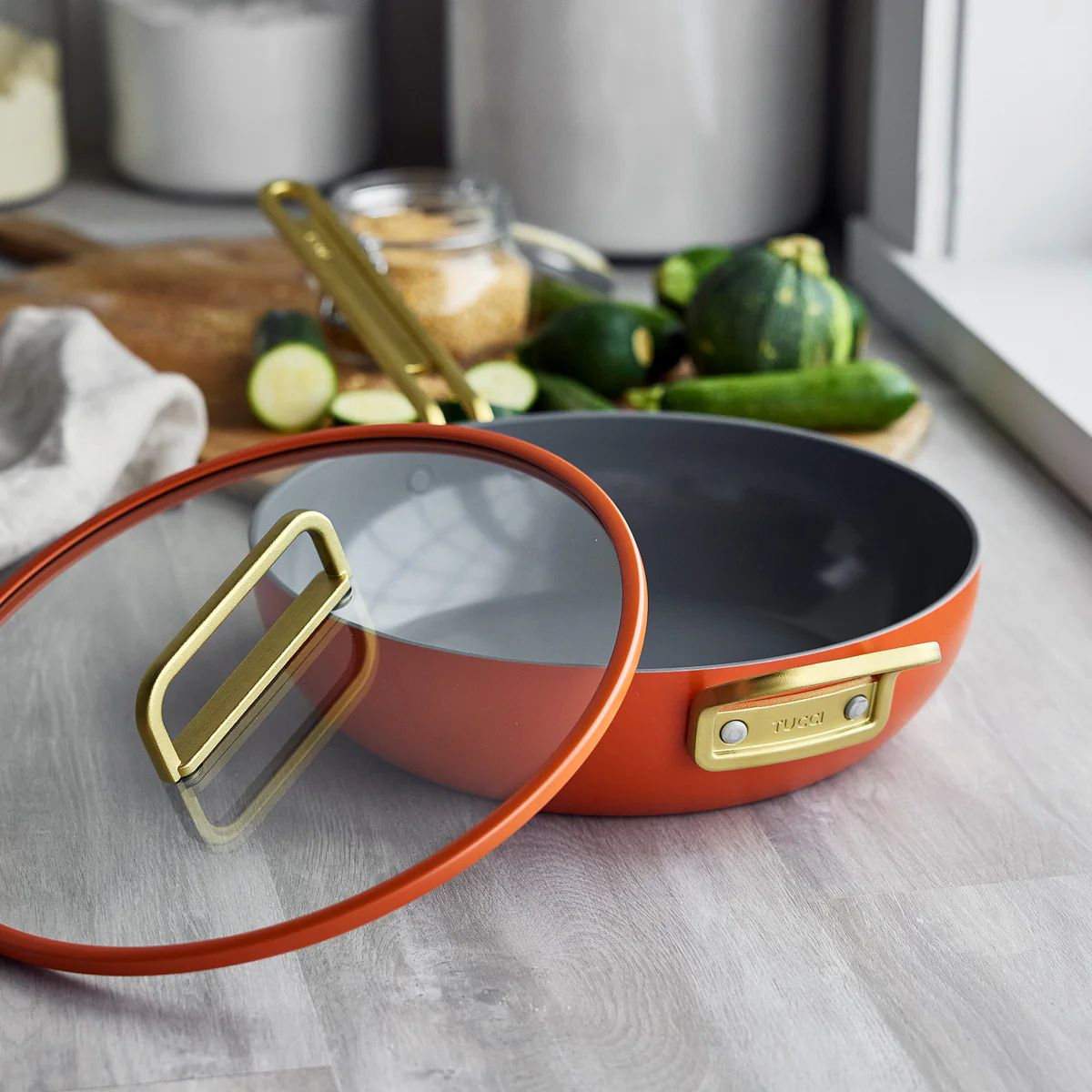 Stanley Tucci™ Ceramic Nonstick 4.5-Quart Stanley Pan Jr. | Amalfi Sunset