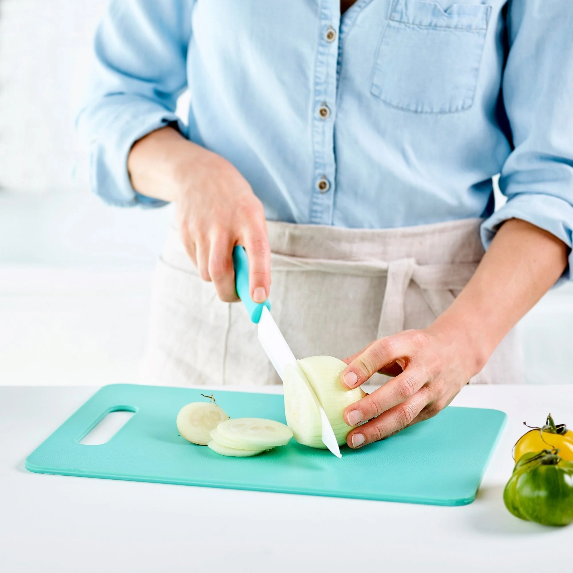 GreenLife Cutting Board Set | Turquoise