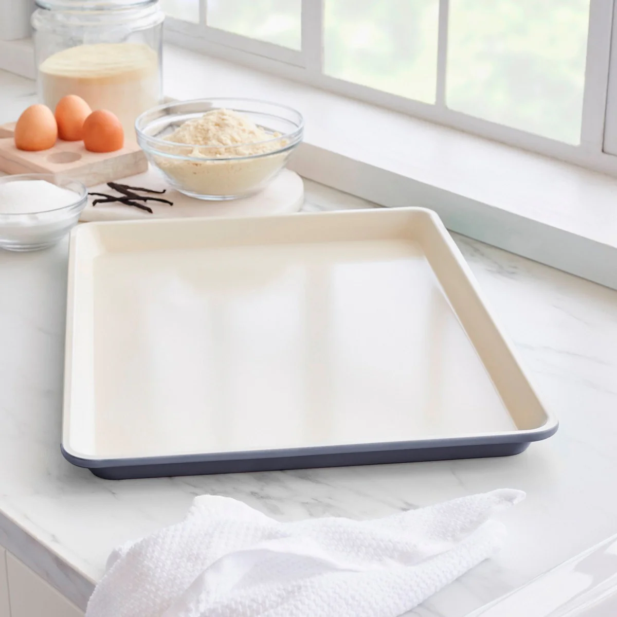 GreenLife Ceramic Nonstick 18 x 13 Cookie Sheet | Black