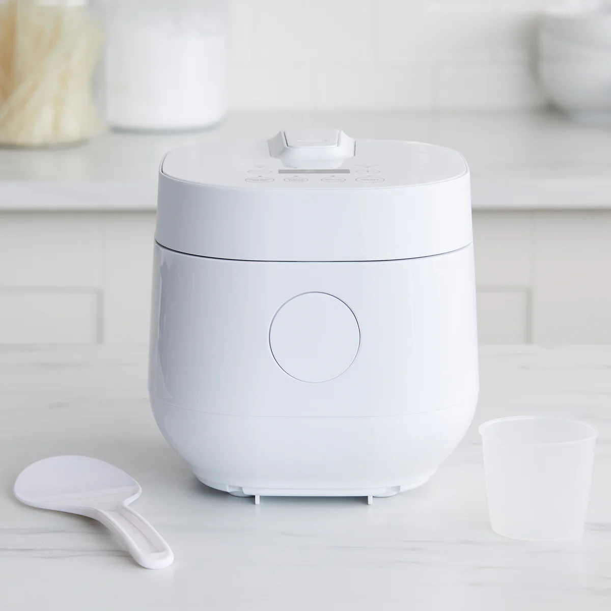 GreenLife 4-Cup Rice & Grains Cooker | White