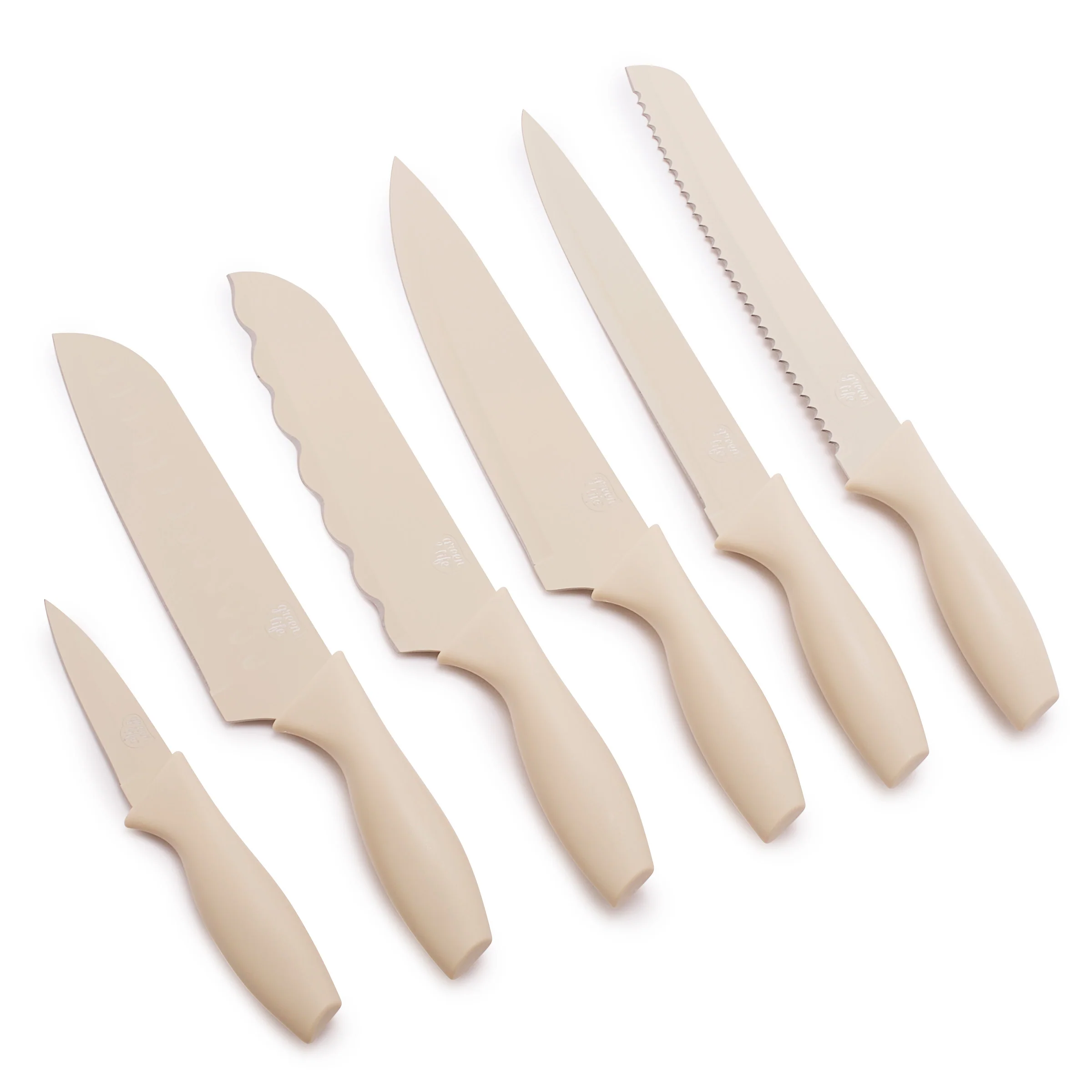 GreenLife 6-Piece Cutlery Set | Taupe