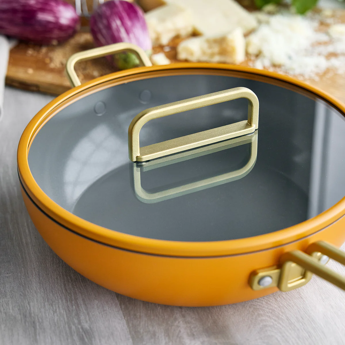 Stanley Tucci™ Ceramic Nonstick 4.5-Quart Stanley Pan Jr. | Roma Gold