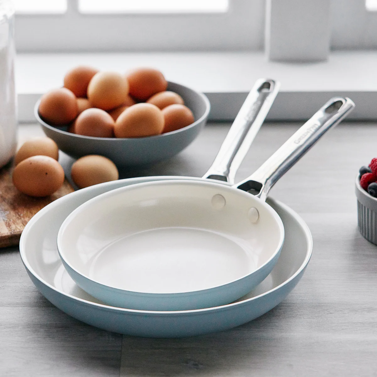 Padova Pro Ceramic Nonstick 8 and 10 Frypan Set