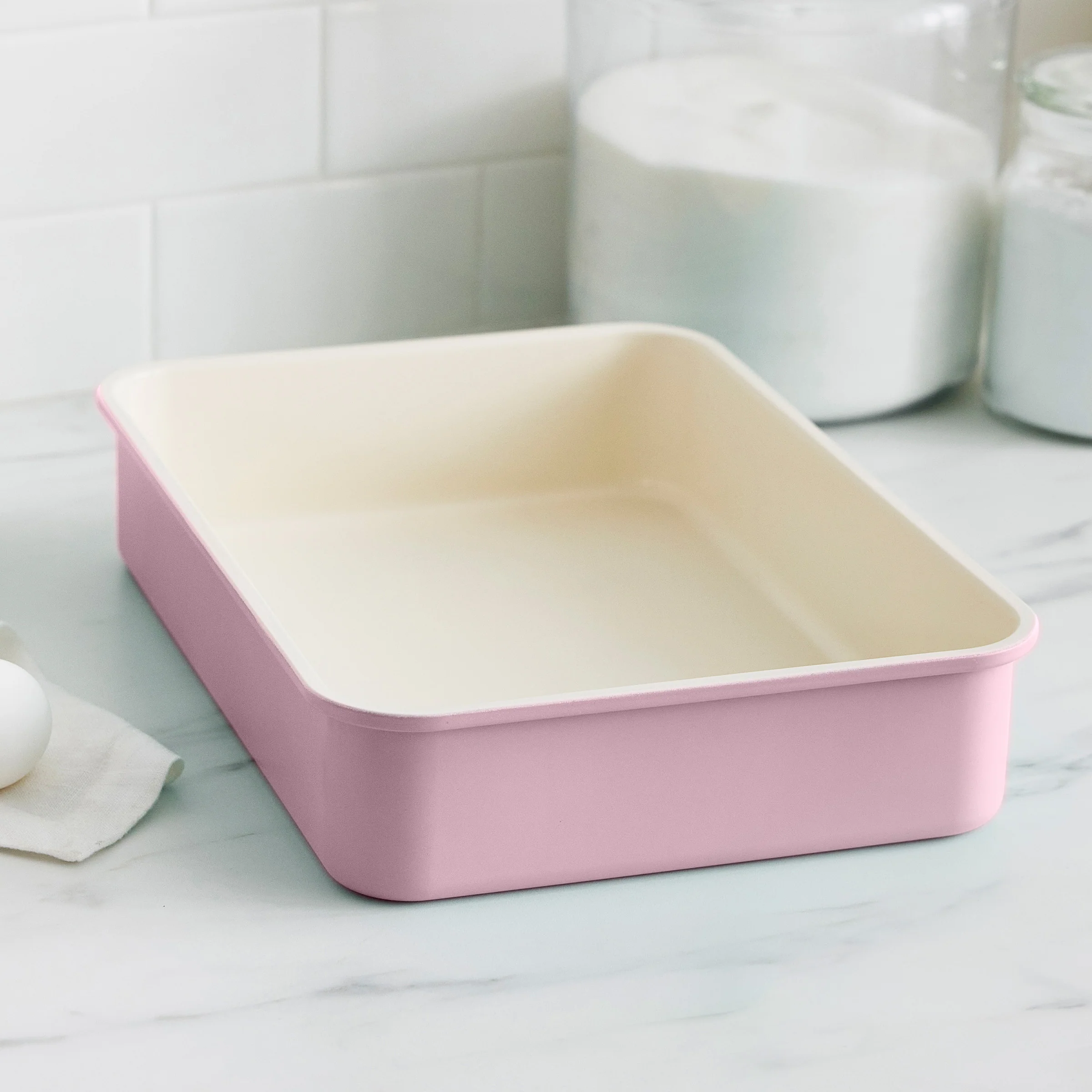 GreenLife Ceramic Nonstick 6-Piece Bakeware Set | Pink