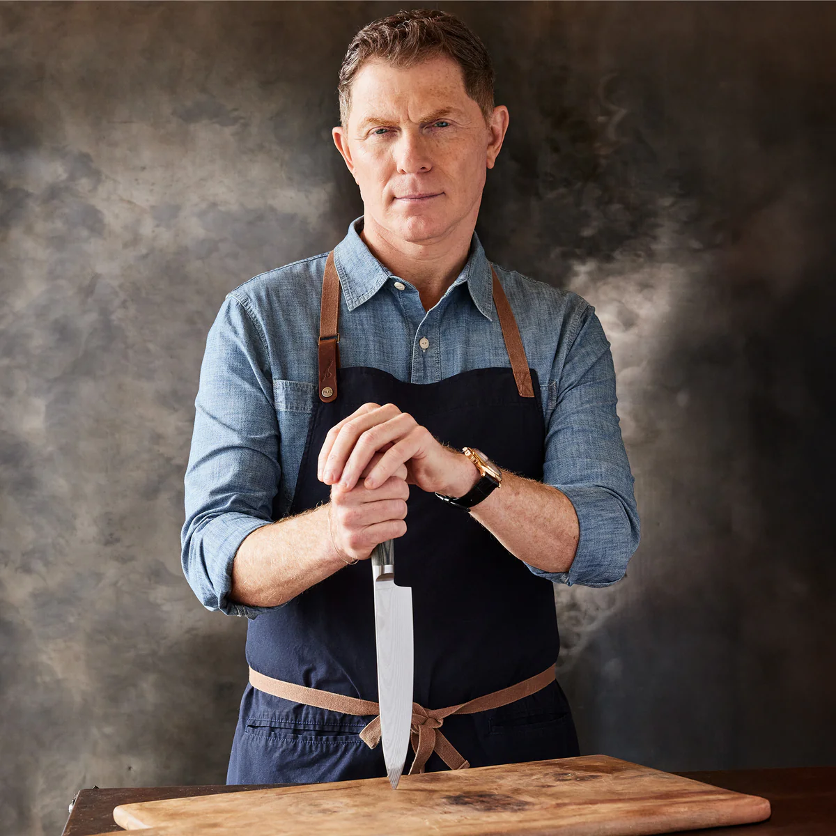 Bobby Flay by GreenPan Stainless Steel 8 Chef's Knife with Sheath