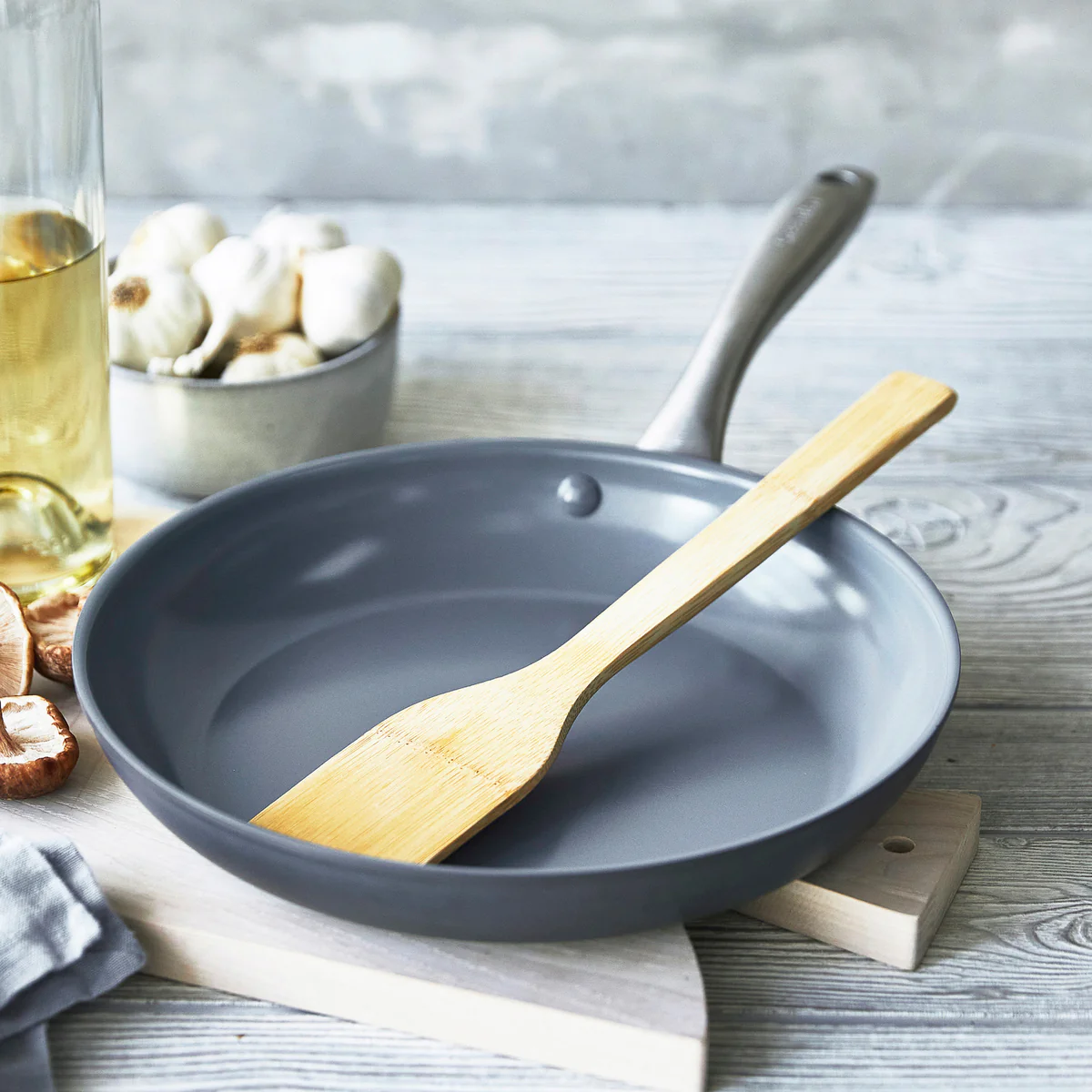 Lima Ceramic Nonstick 10 Frypan with Bamboo Spatula