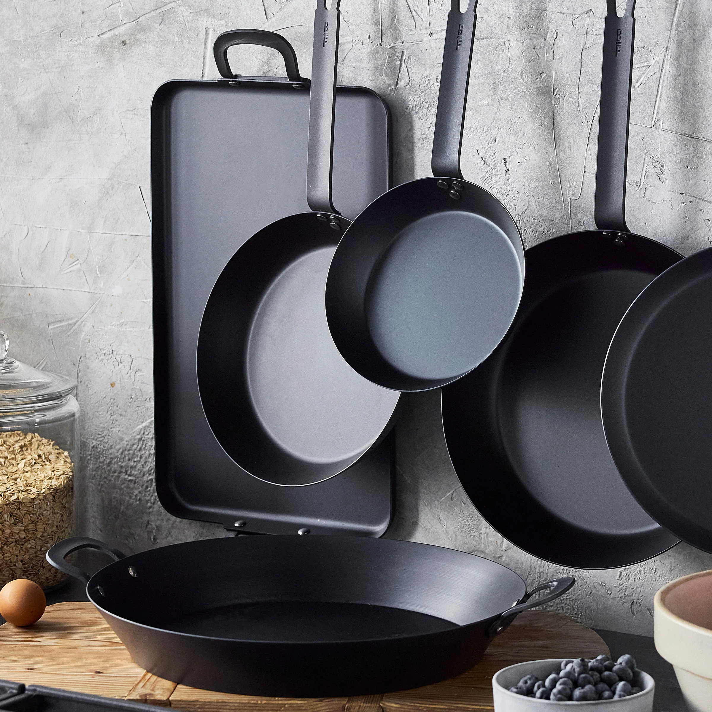 Bobby Flay by GreenPan 17 x 11 Carbon Steel Double Burner Griddle