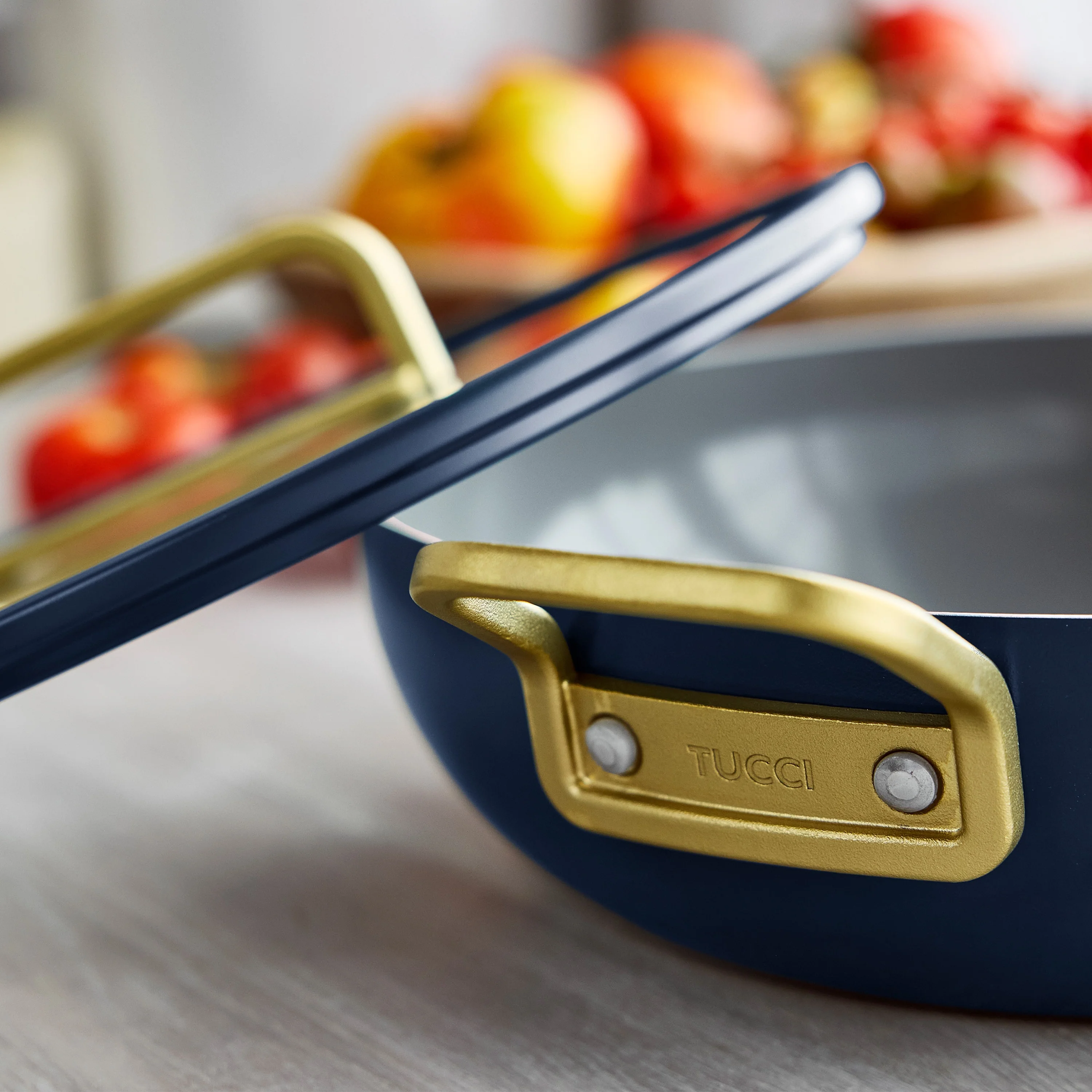 Stanley Tucci™ Ceramic Nonstick 4.5-Quart Stanley Pan Jr. | Marino Blue