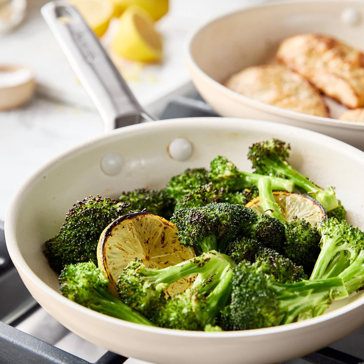 Padova Ceramic Nonstick 8, 10 and 12 Frypan Set | Taupe