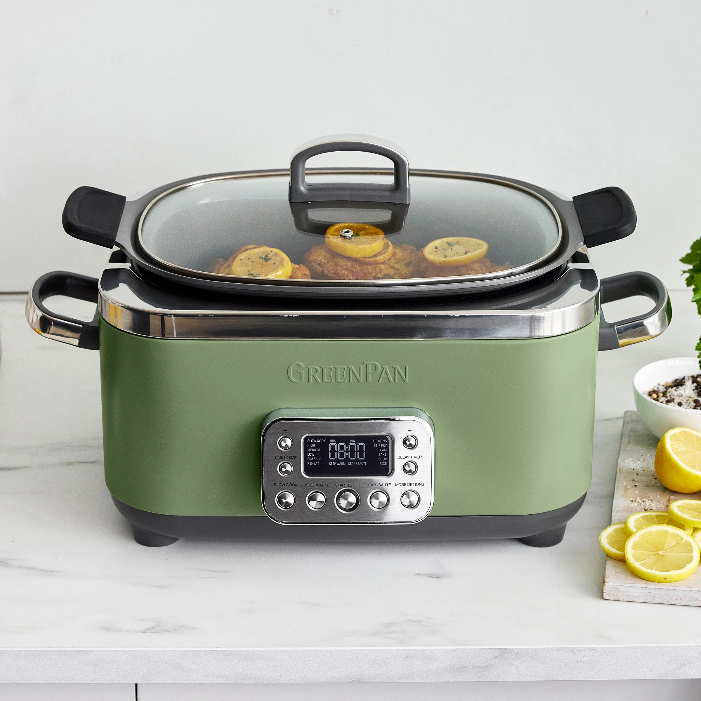 Elite 14-in-1 6-Quart Slow Cooker | Sage