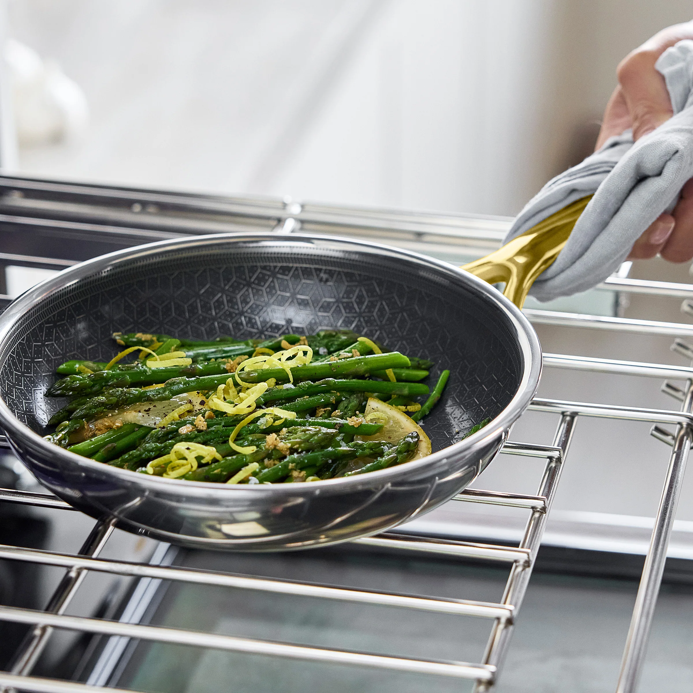 Spectra Gold Thermobond Hybrid Ceramic Nonstick 8, 10 and 12 Frypan Set