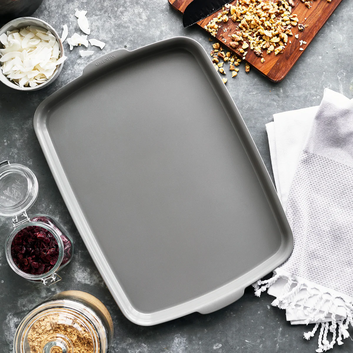 Premiere Ovenware Ceramic Nonstick 18 x 13 Half Sheet Pan