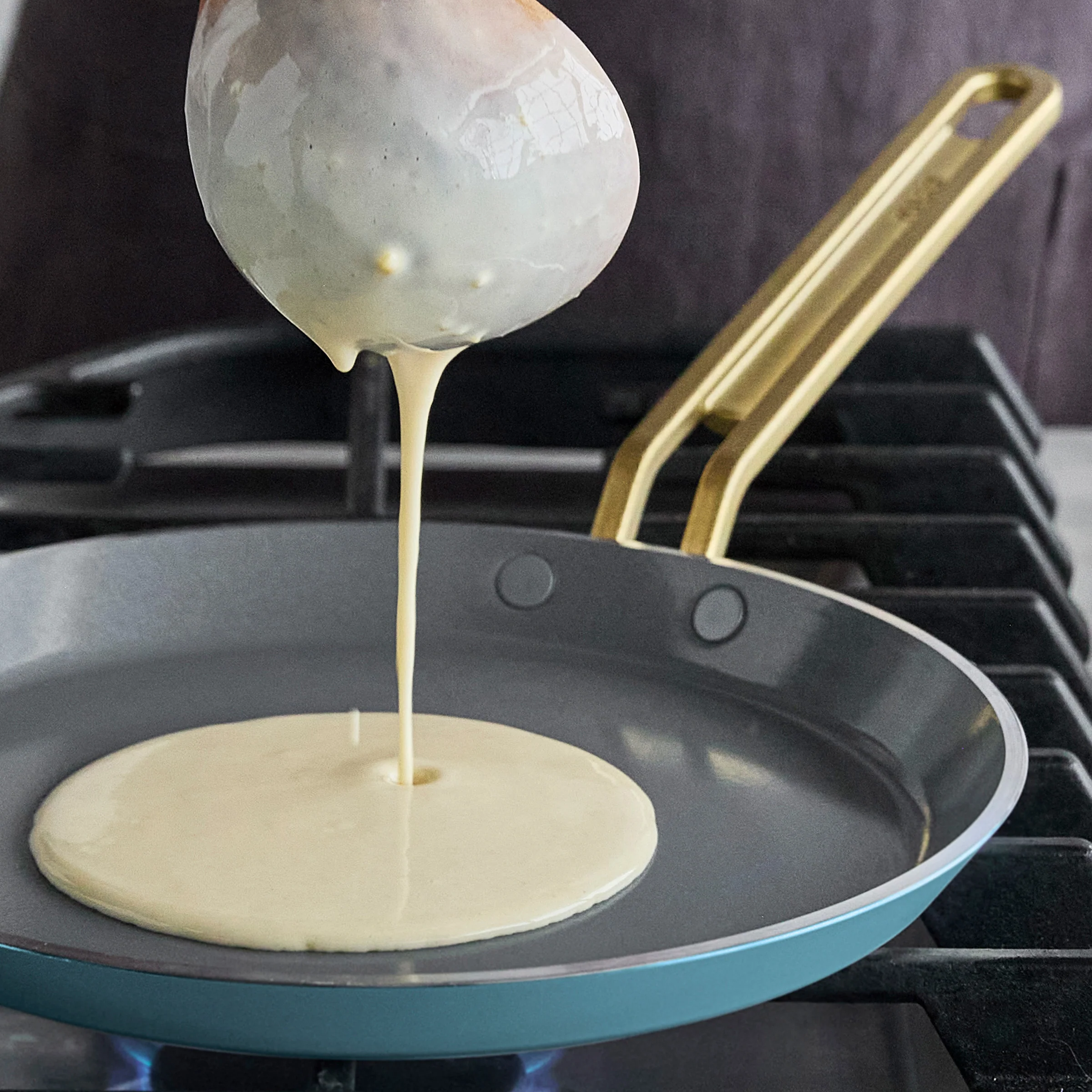 Stanley Tucci™ Ceramic Nonstick 10 Crepe and Omelette Pan | Venetian Teal