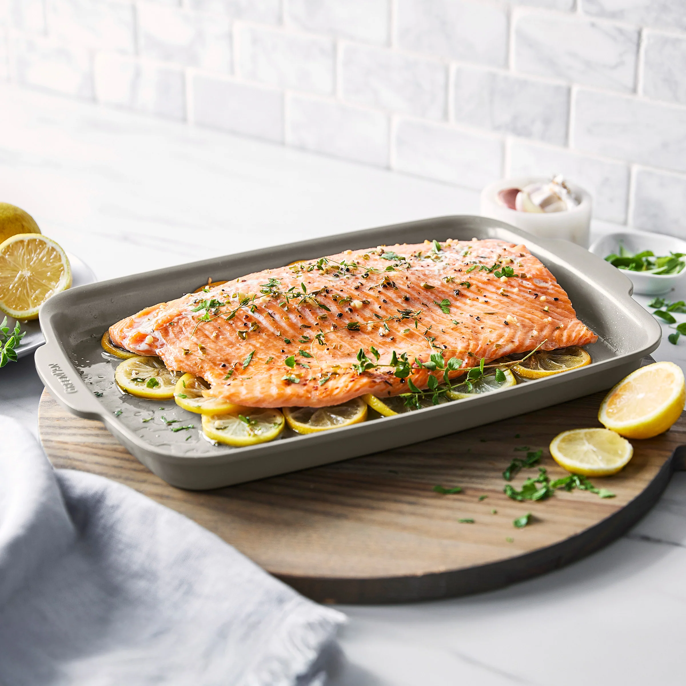 Premiere Ovenware Ceramic Nonstick 5-Piece Set | Taupe