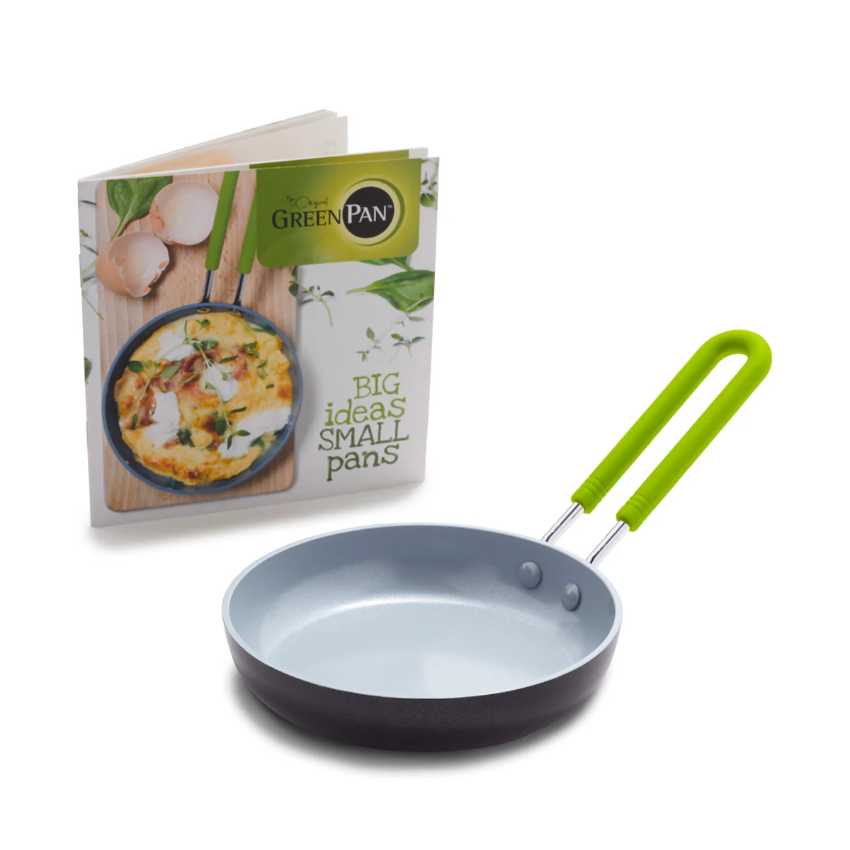 Mini Ceramic Nonstick 5 Round Frypan | Green
