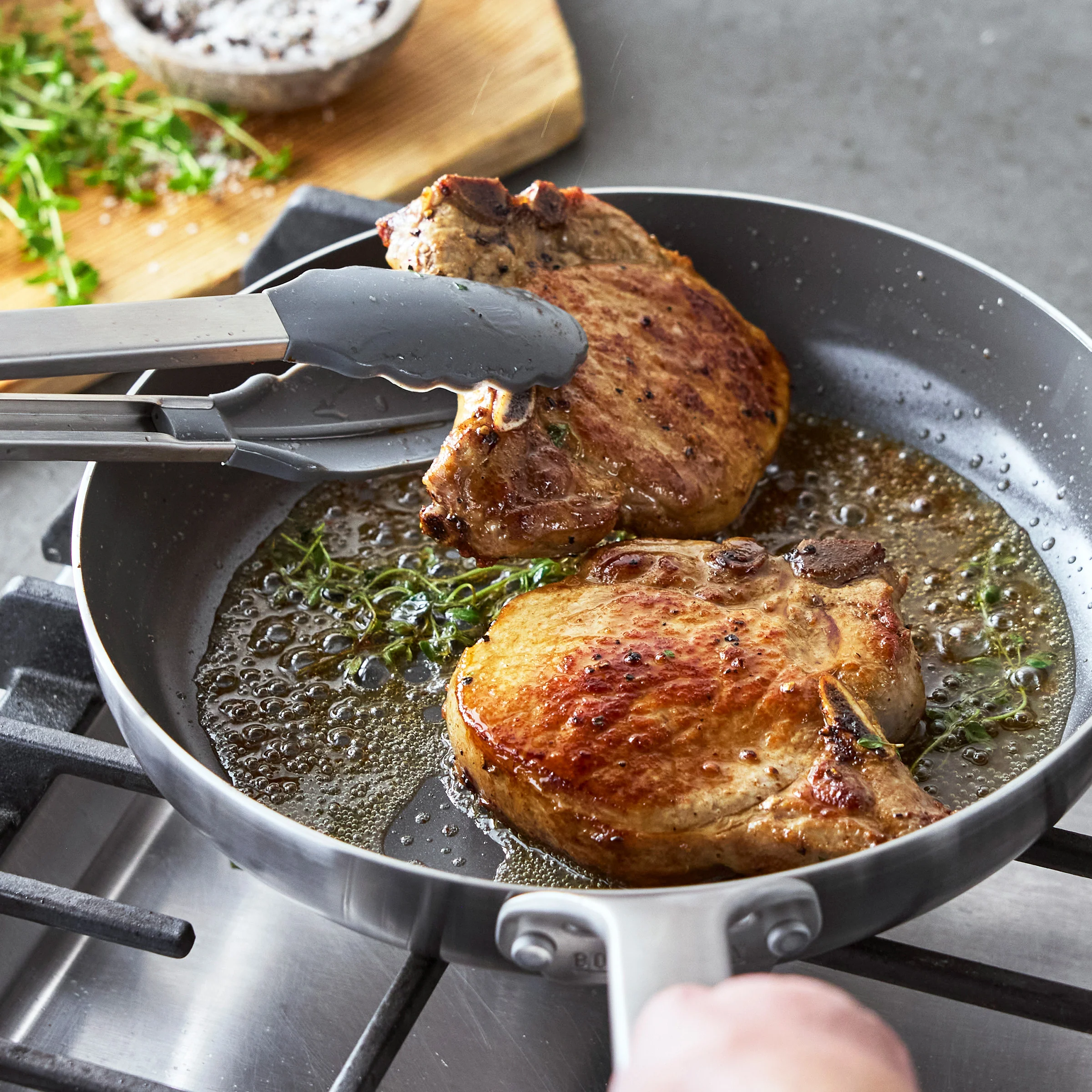 Bobby Flay by GreenPan Chef Series Hard Anodized 10 and 12 Frypan Set