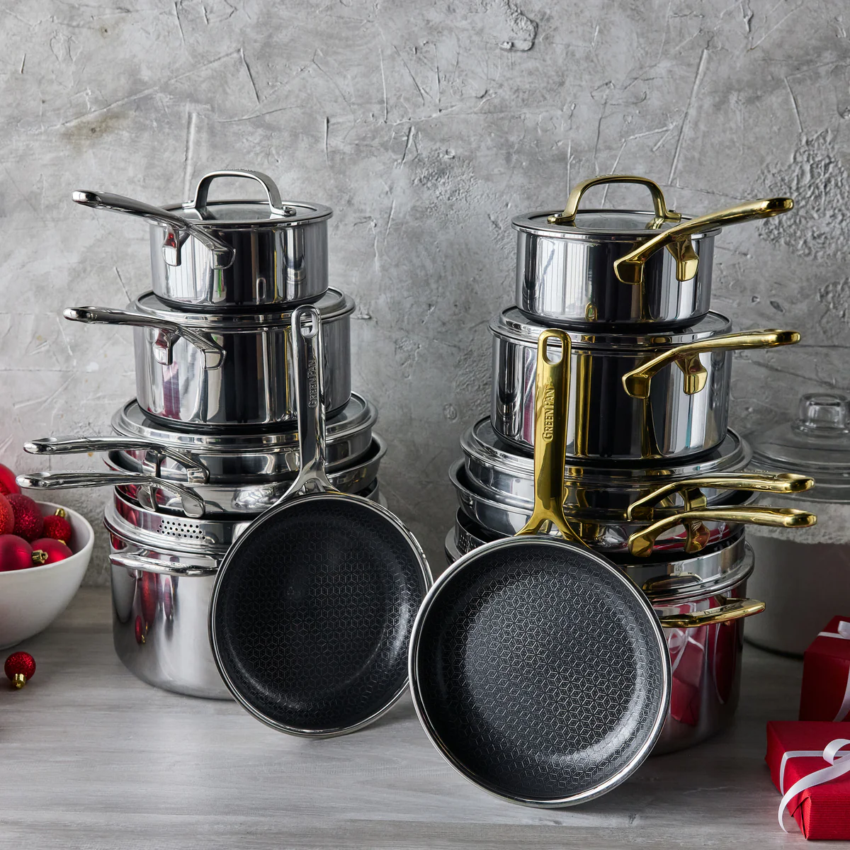 Spectra Gold Thermobond Hybrid Ceramic Nonstick 10-Piece Cookware Set