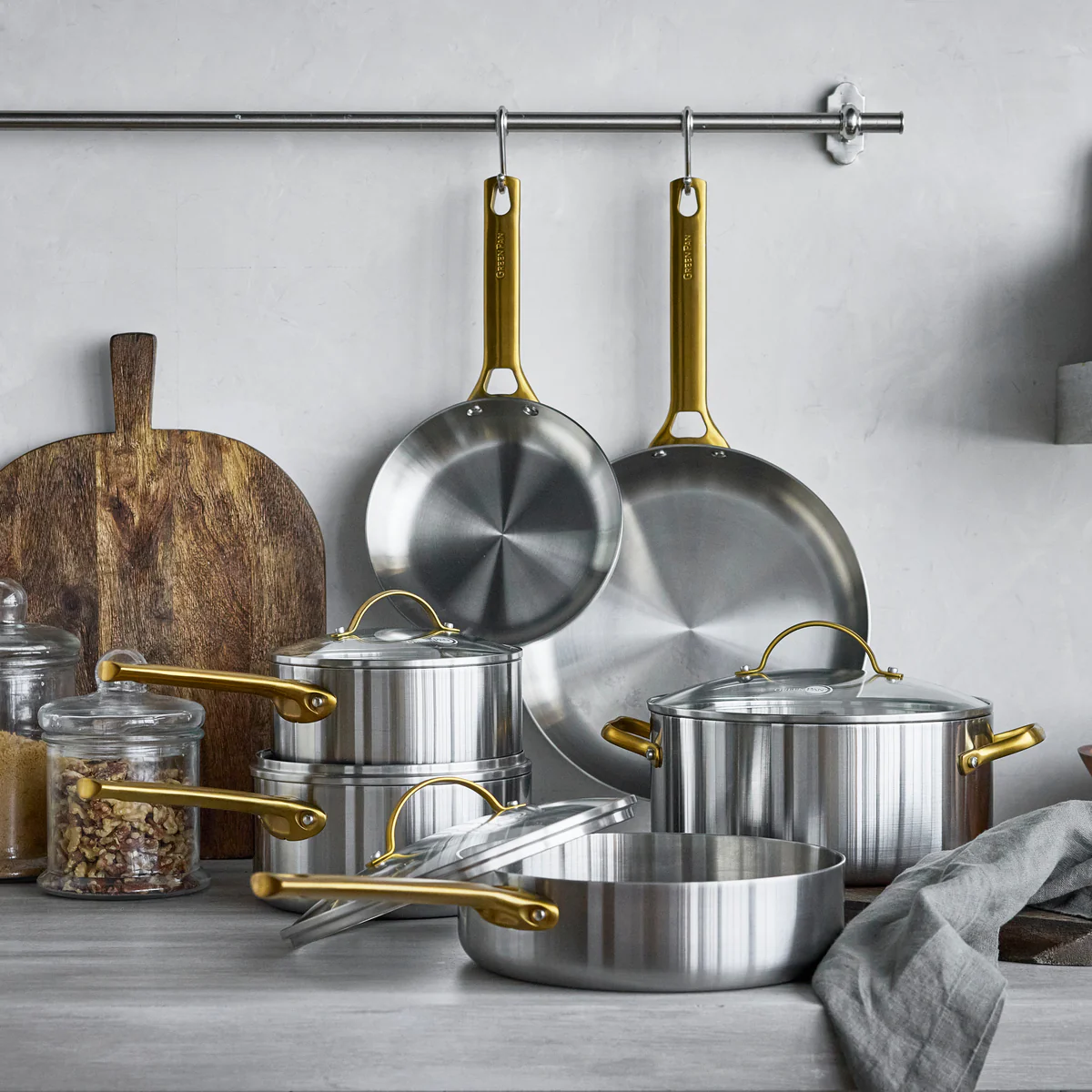 Reserve Stainless Steel 10-Piece Cookware Set