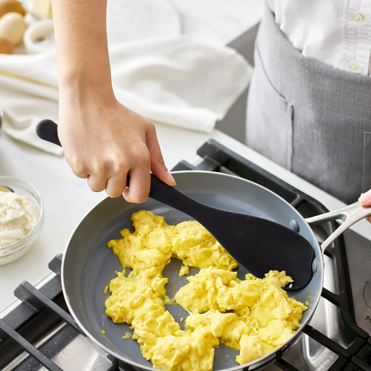 Premiere Silicone Solid Spoon | Black