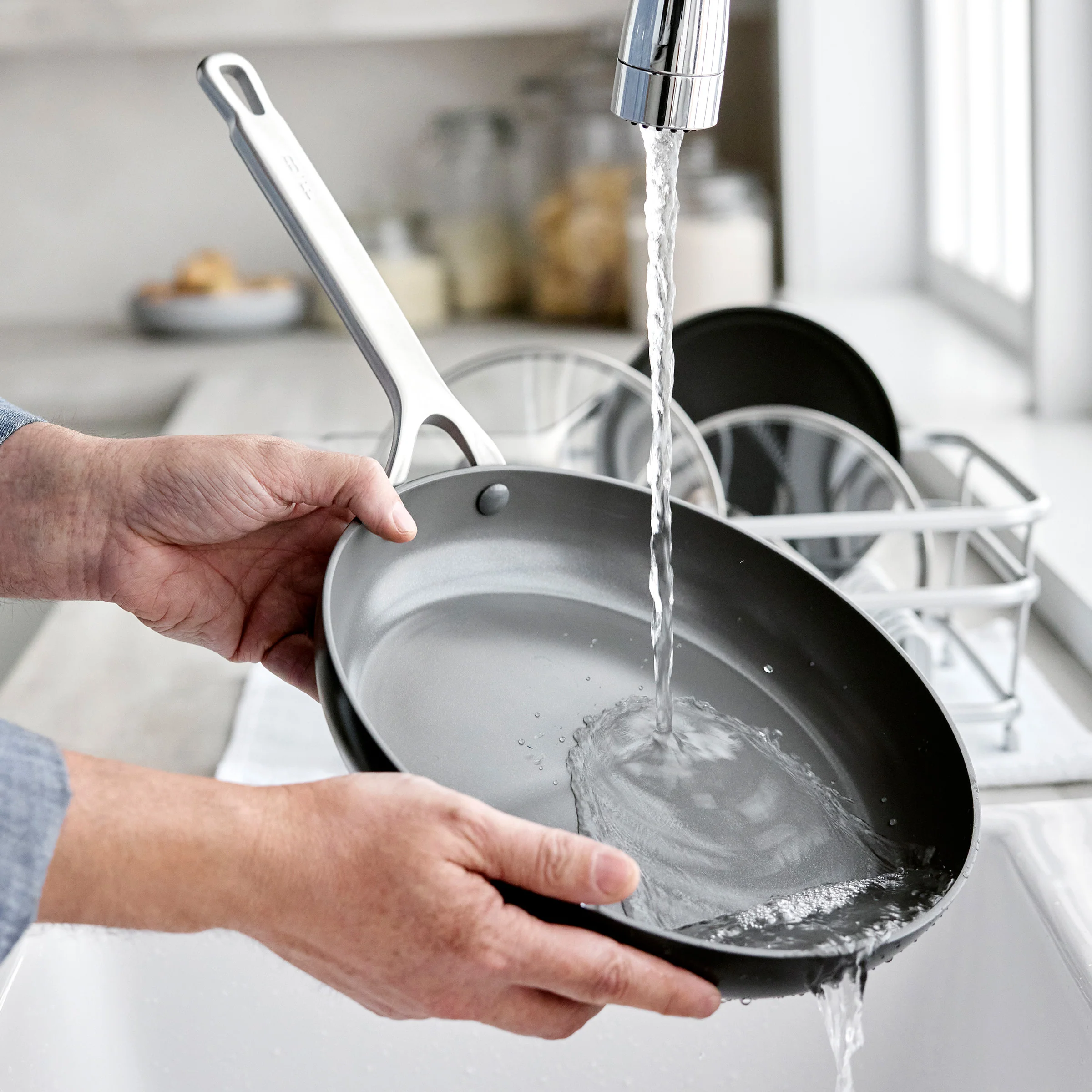 Bobby Flay by GreenPan Chef Series Hard Anodized 10 and 12 Frypan Set