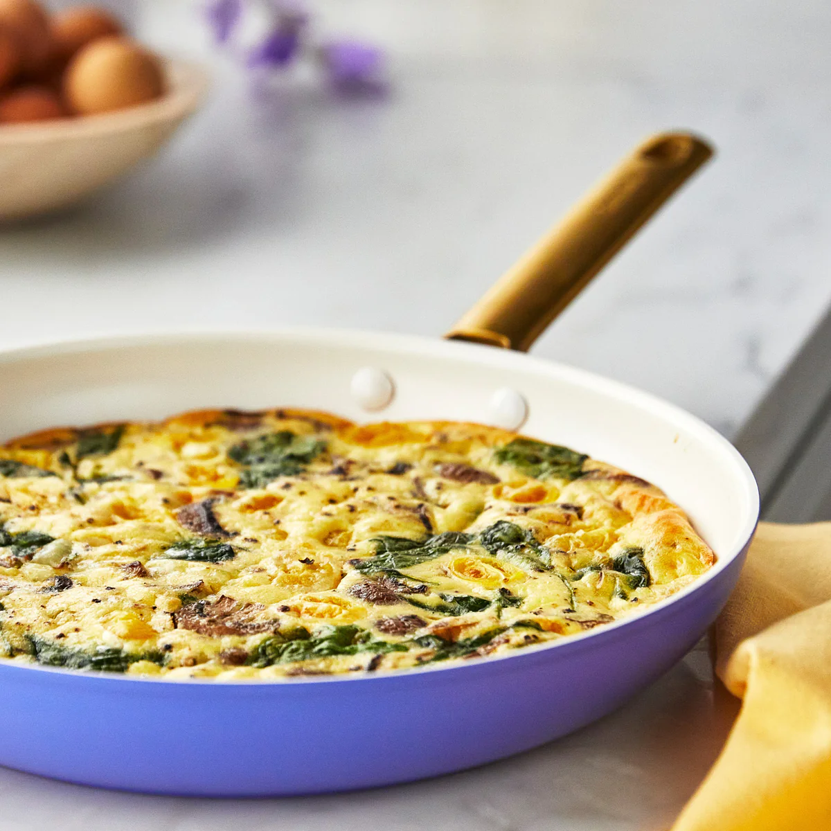 Reserve Ceramic Nonstick 8, 10 and 12 Frypan Set | Wisteria