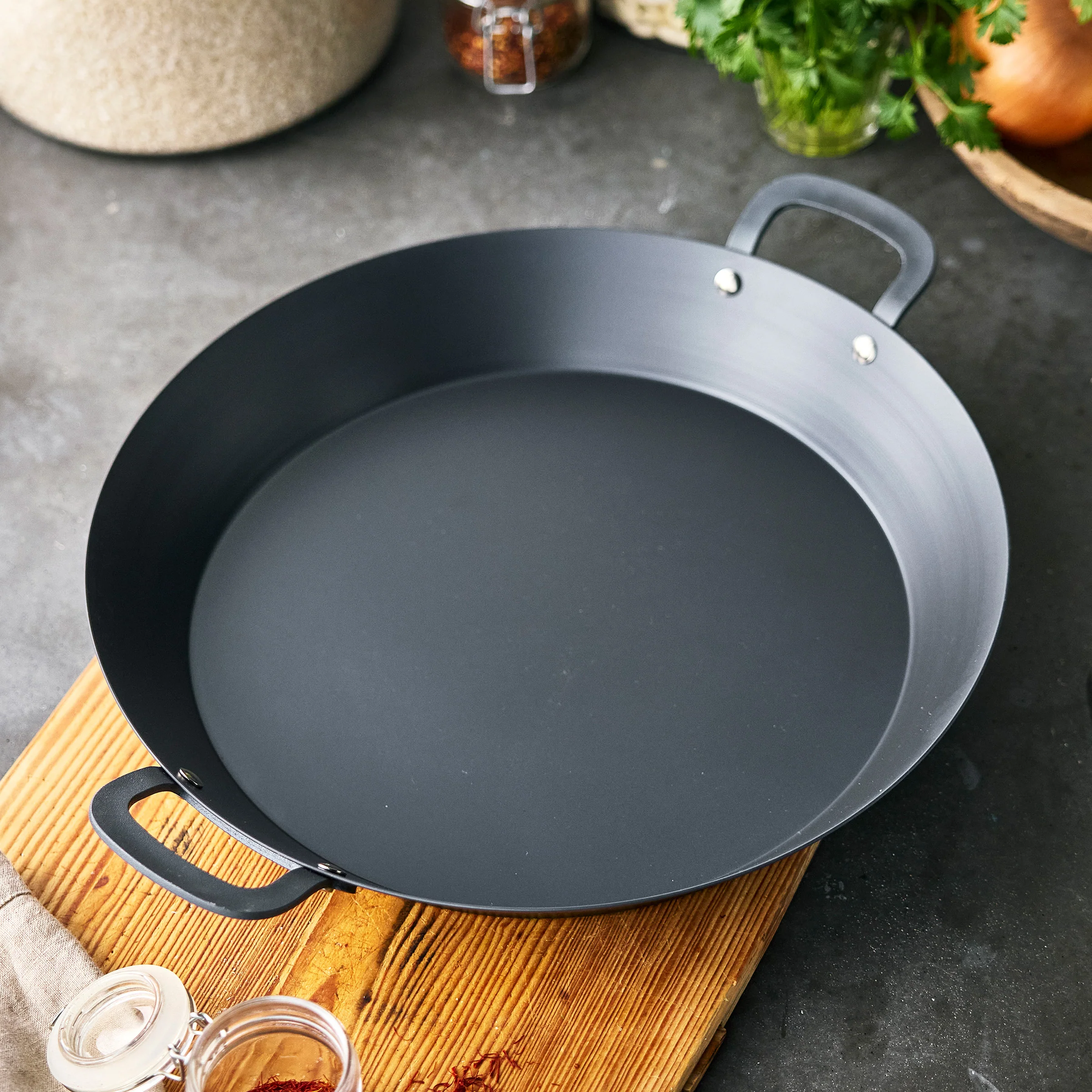 Bobby Flay by GreenPan 5-Piece Carbon Steel Set with Bobby at Home Cookbook