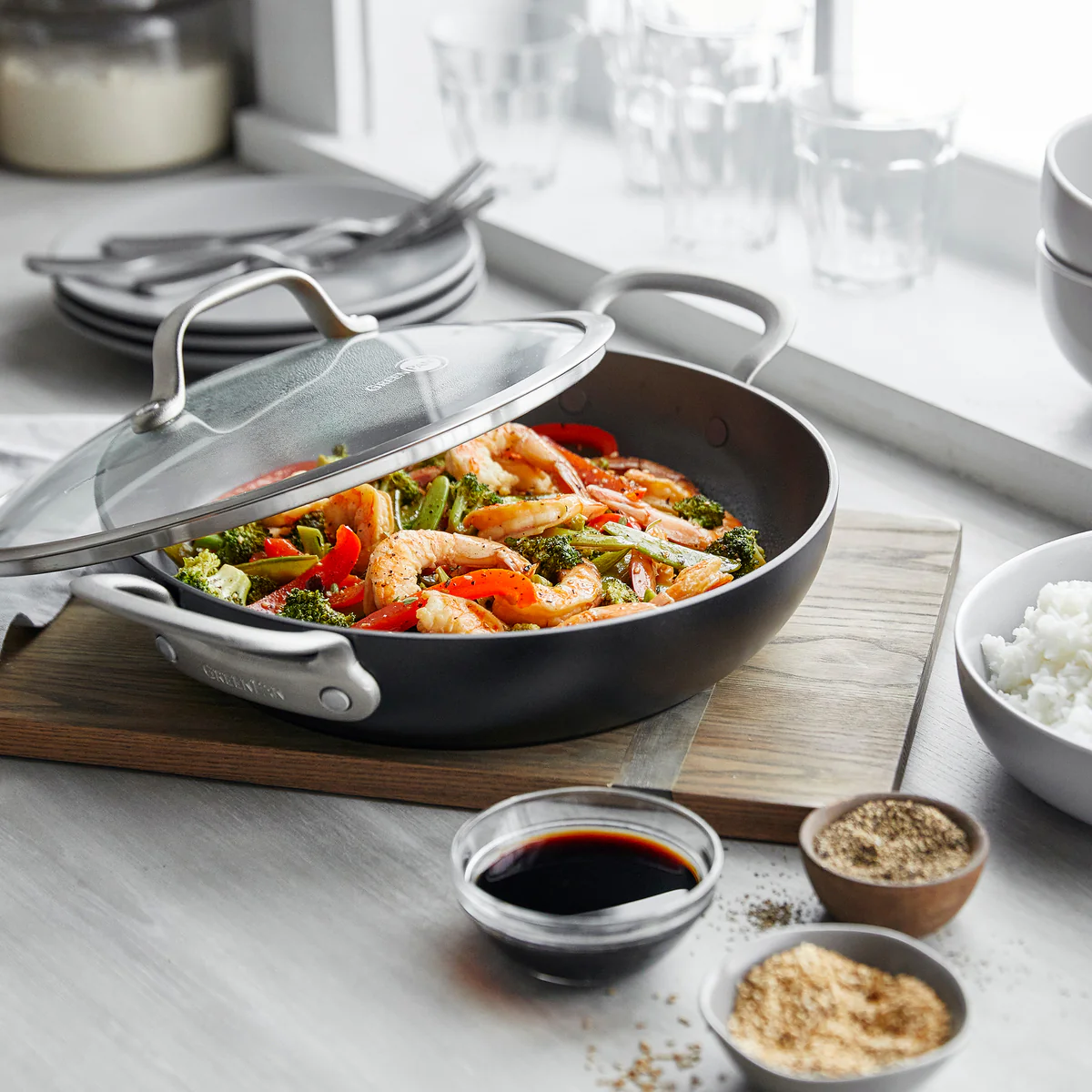 Craft Ceramic Nonstick 11 Everyday Pan with Lid