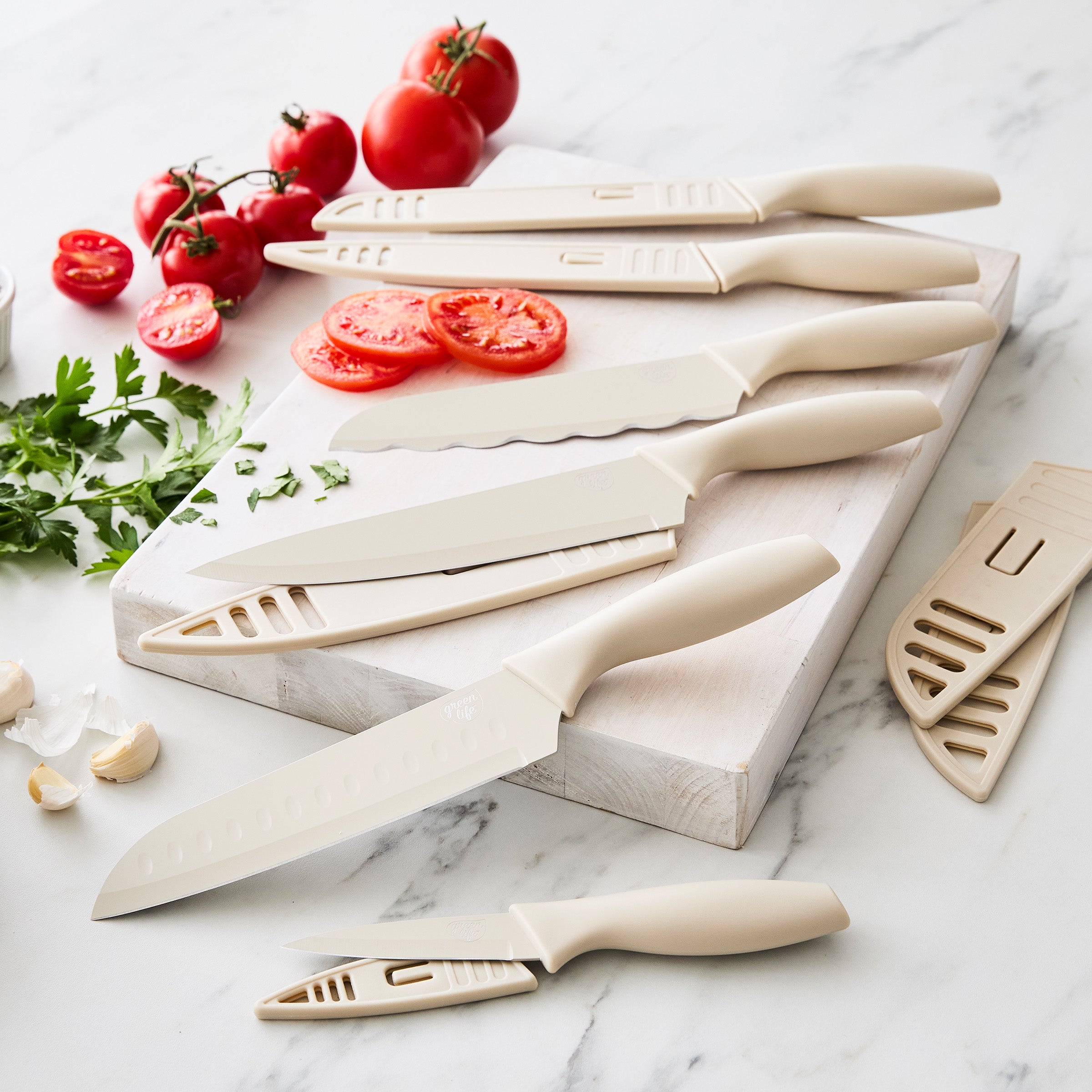 GreenLife 6-Piece Cutlery Set | Taupe