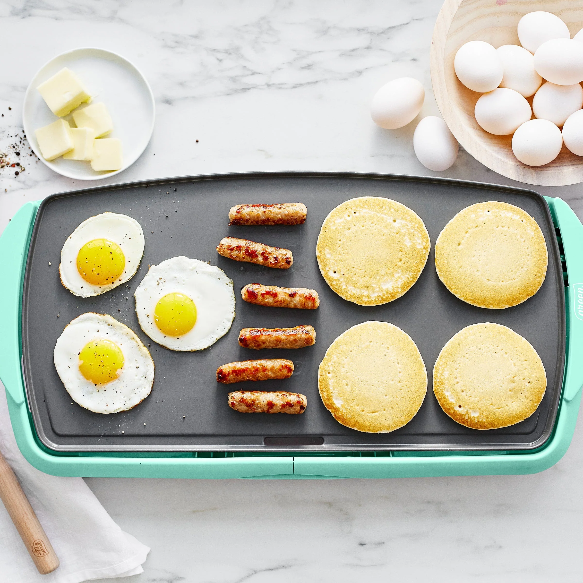 GreenLife Healthy Griddle XL | Turquoise