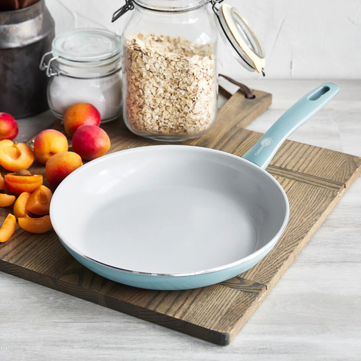 Dover Ceramic Nonstick 8 and 10 Frypan Set | Blue Haze