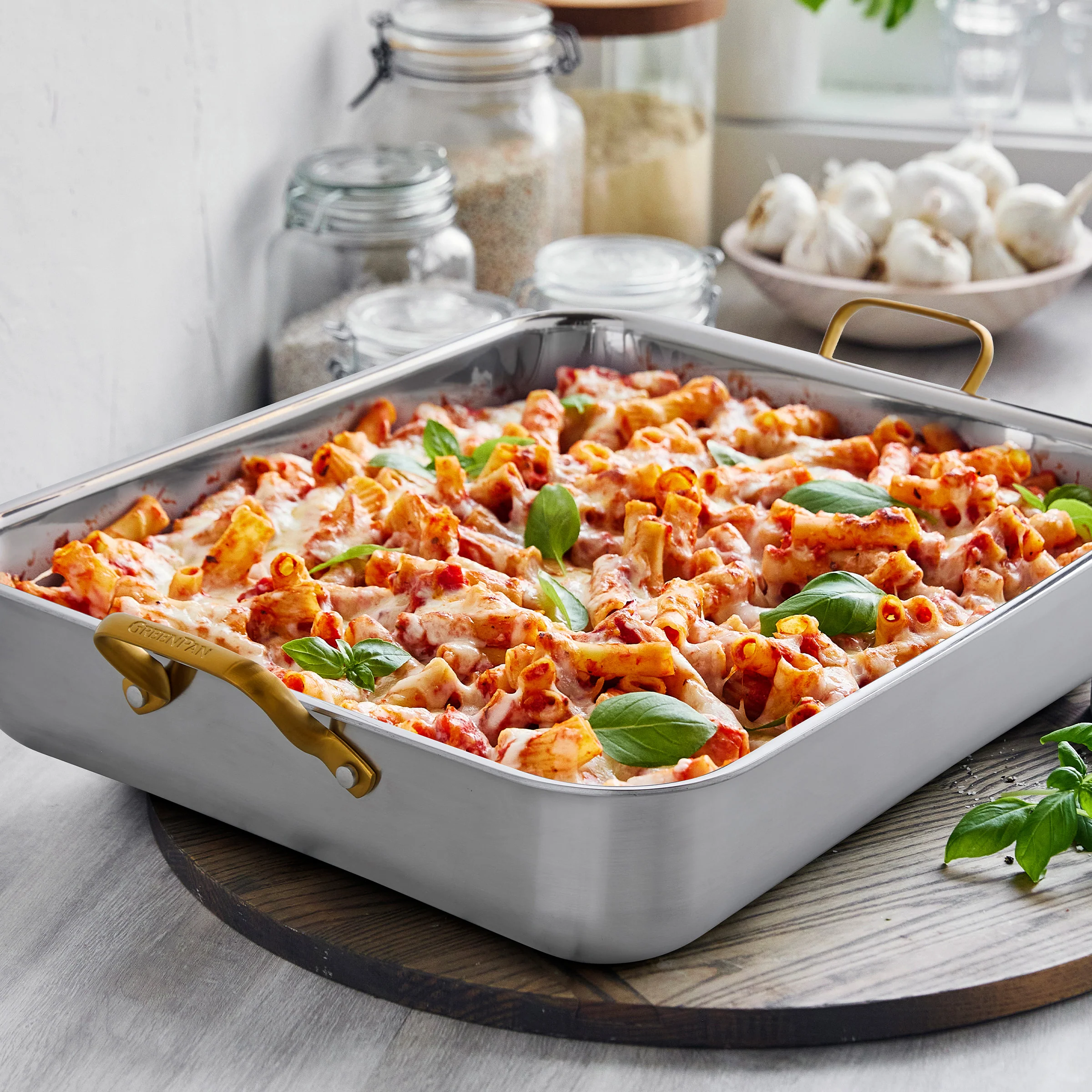 Reserve Stainless Steel 13 x 16 Roaster with Rack