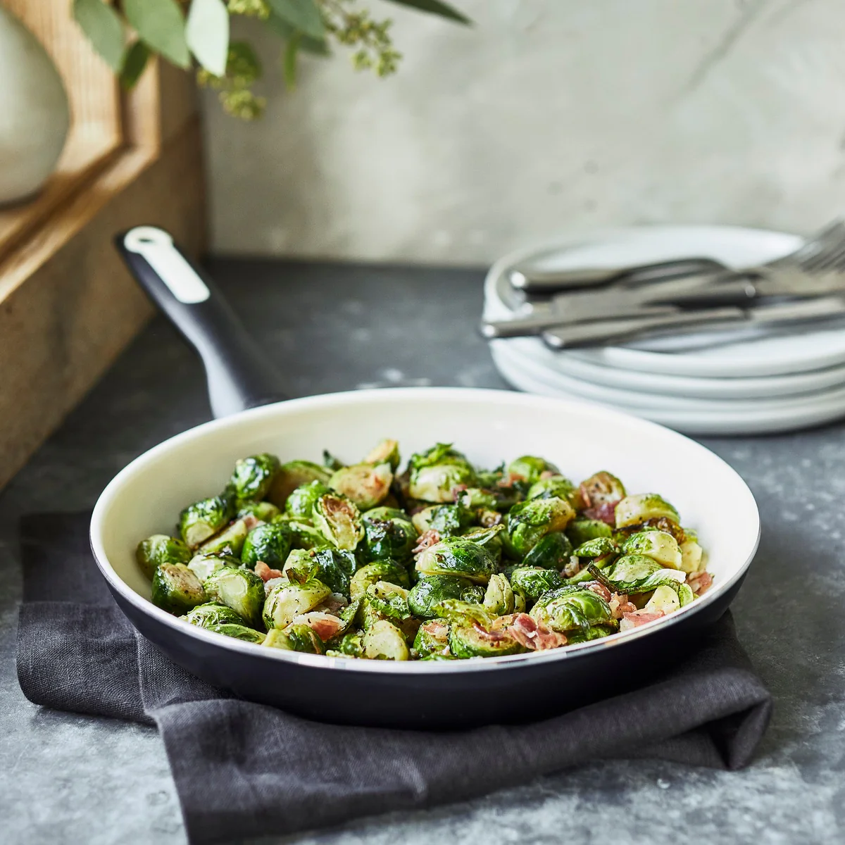 Rio Ceramic Nonstick 7, 9.5 and 11 Frypan Set | Black