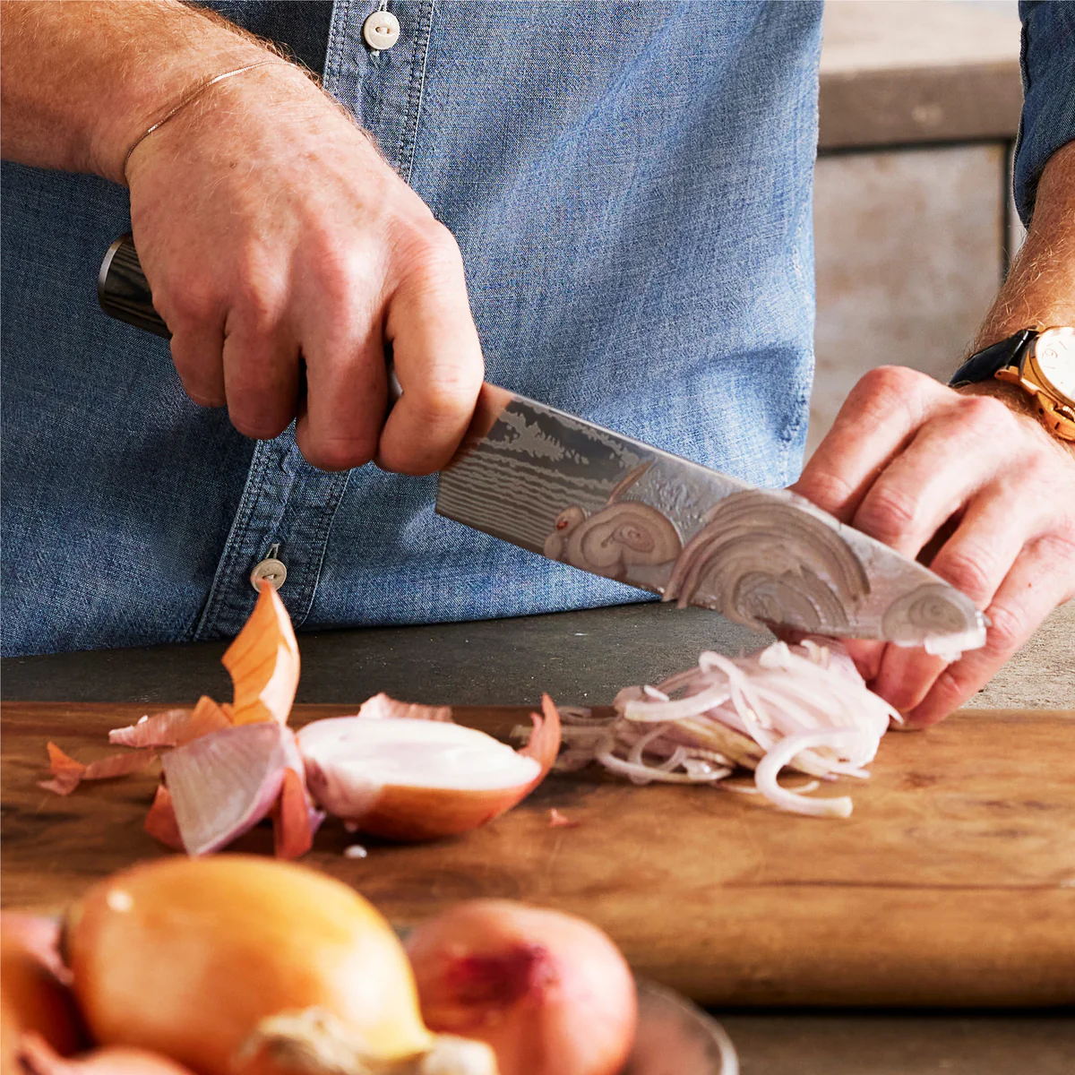 Bobby Flay by GreenPan Stainless Steel 8 Chef's Knife with Sheath