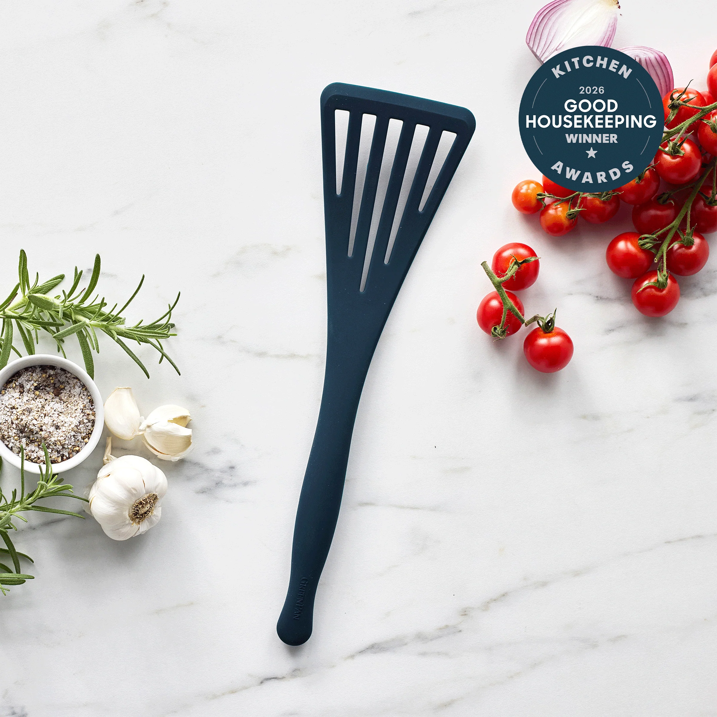 Premiere Silicone Fish Turner | Oxford Blue