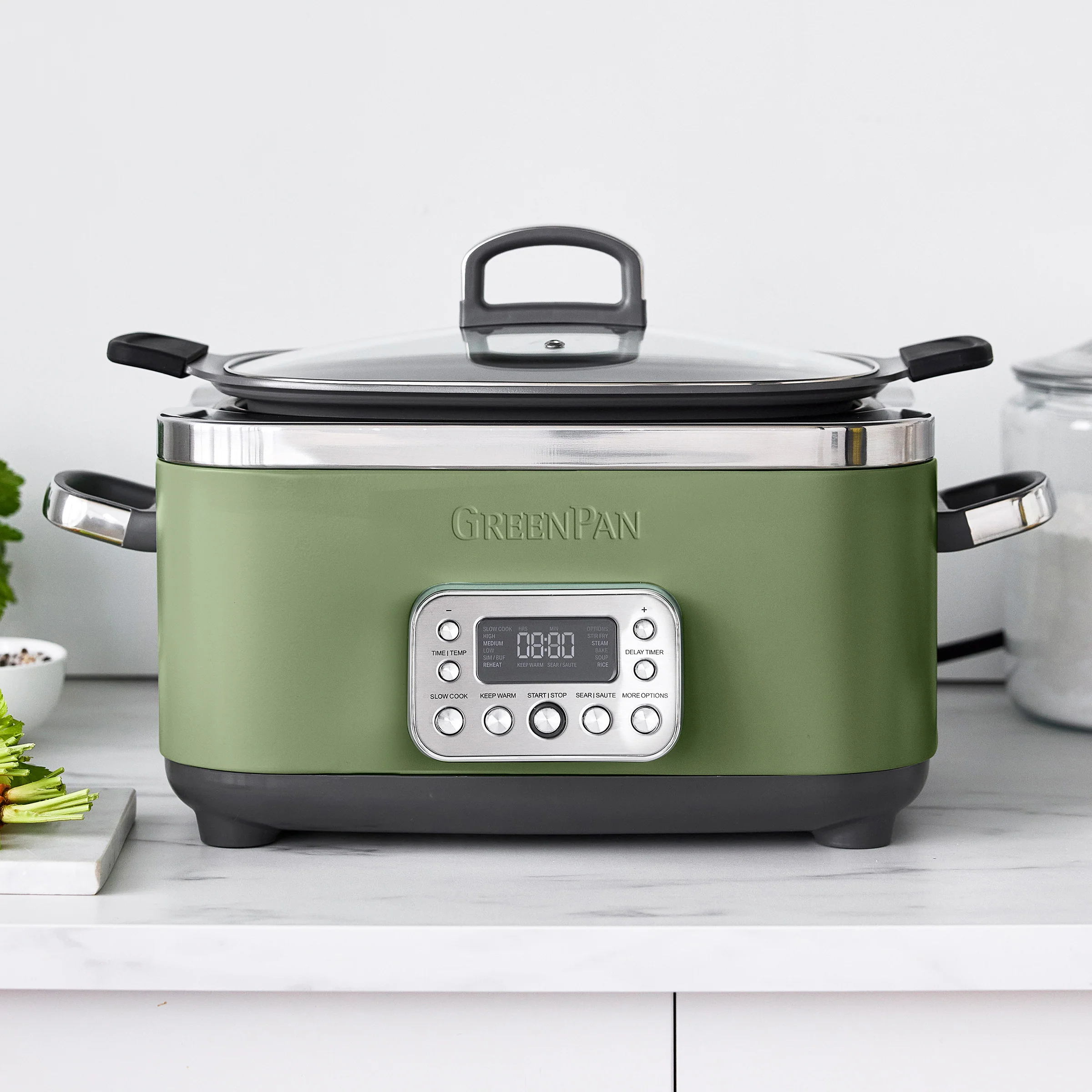 Elite 14-in-1 6-Quart Slow Cooker | Sage
