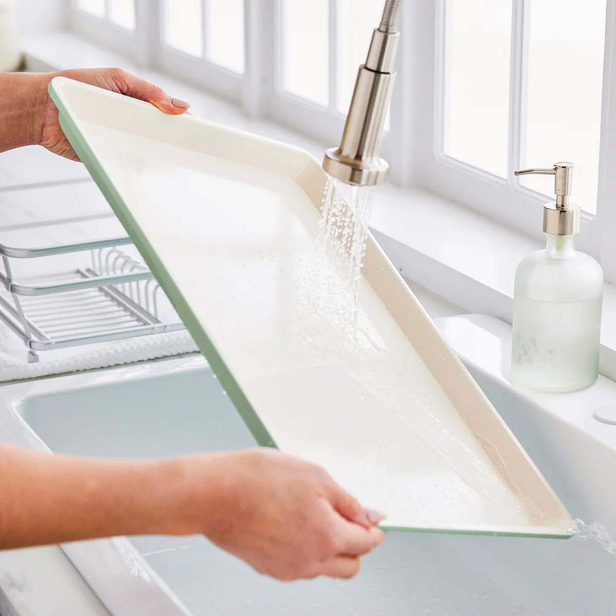 GreenLife Ceramic Nonstick 18 x 13 Cookie Sheet | Sage Green