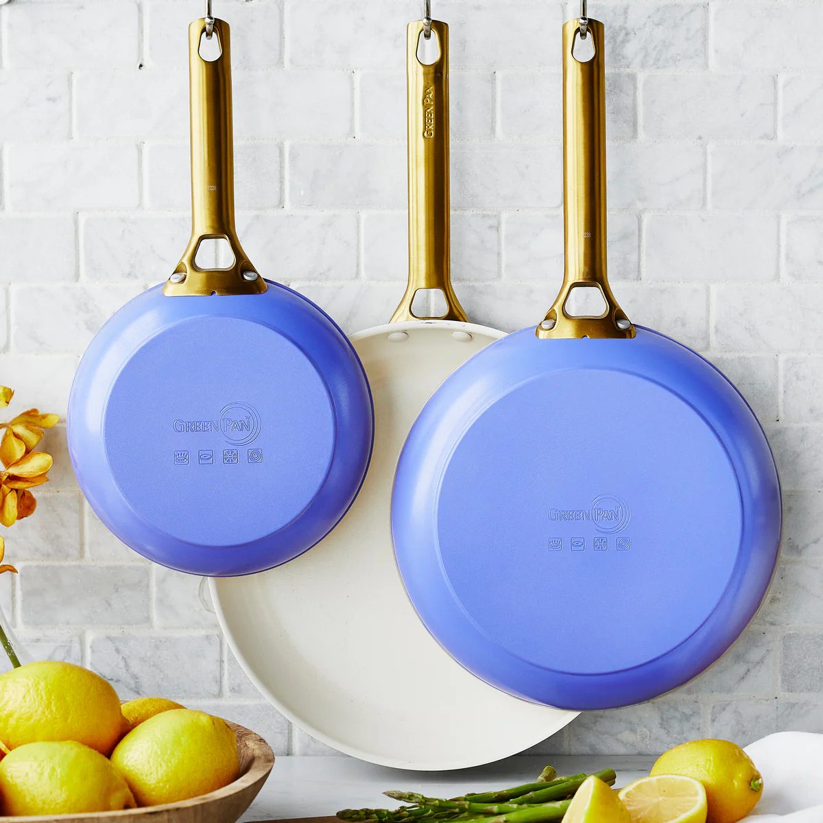 Reserve Ceramic Nonstick 8, 10 and 12 Frypan Set | Wisteria