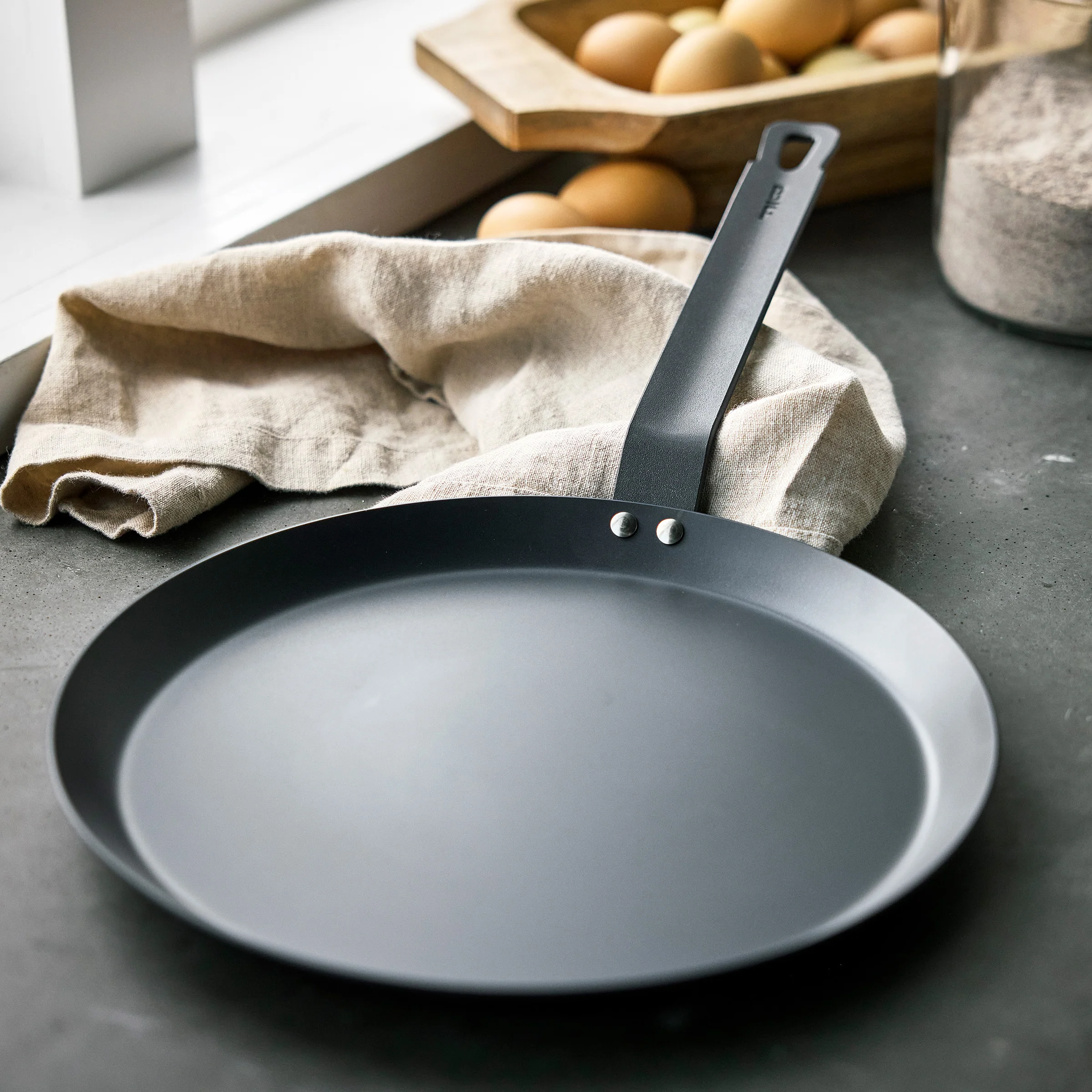 Bobby Flay by GreenPan 5-Piece Carbon Steel Set with Bobby at Home Cookbook