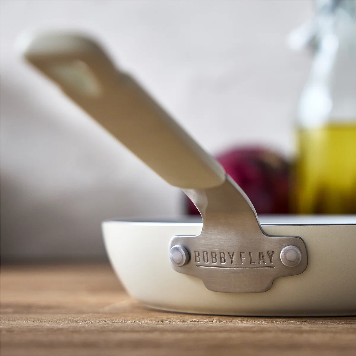 Bobby Flay by GreenPan Professional Ceramic Nonstick 10 Frypan | Cream