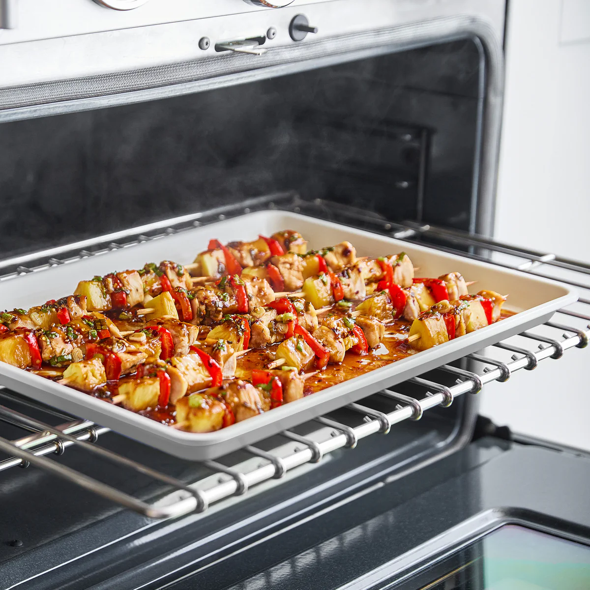 GreenLife Ceramic Nonstick 18 x 13 Cookie Sheet | Quartz Gray