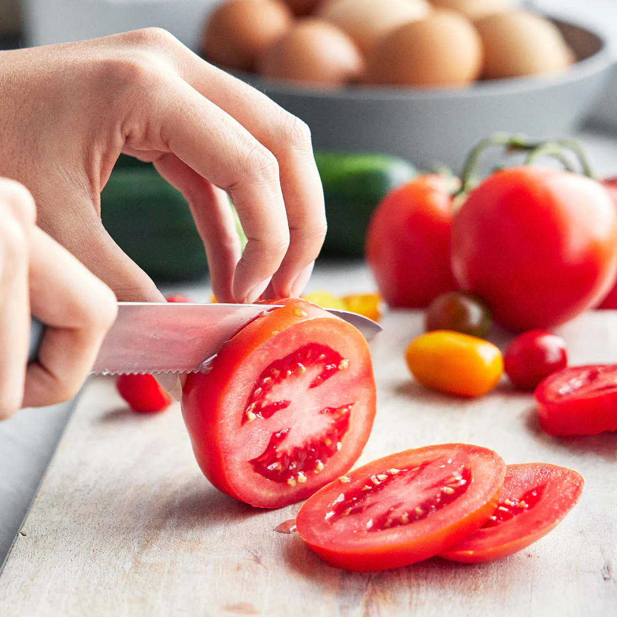 Titanium Cutlery 5 Serrated Utility Knife | Blue Haze